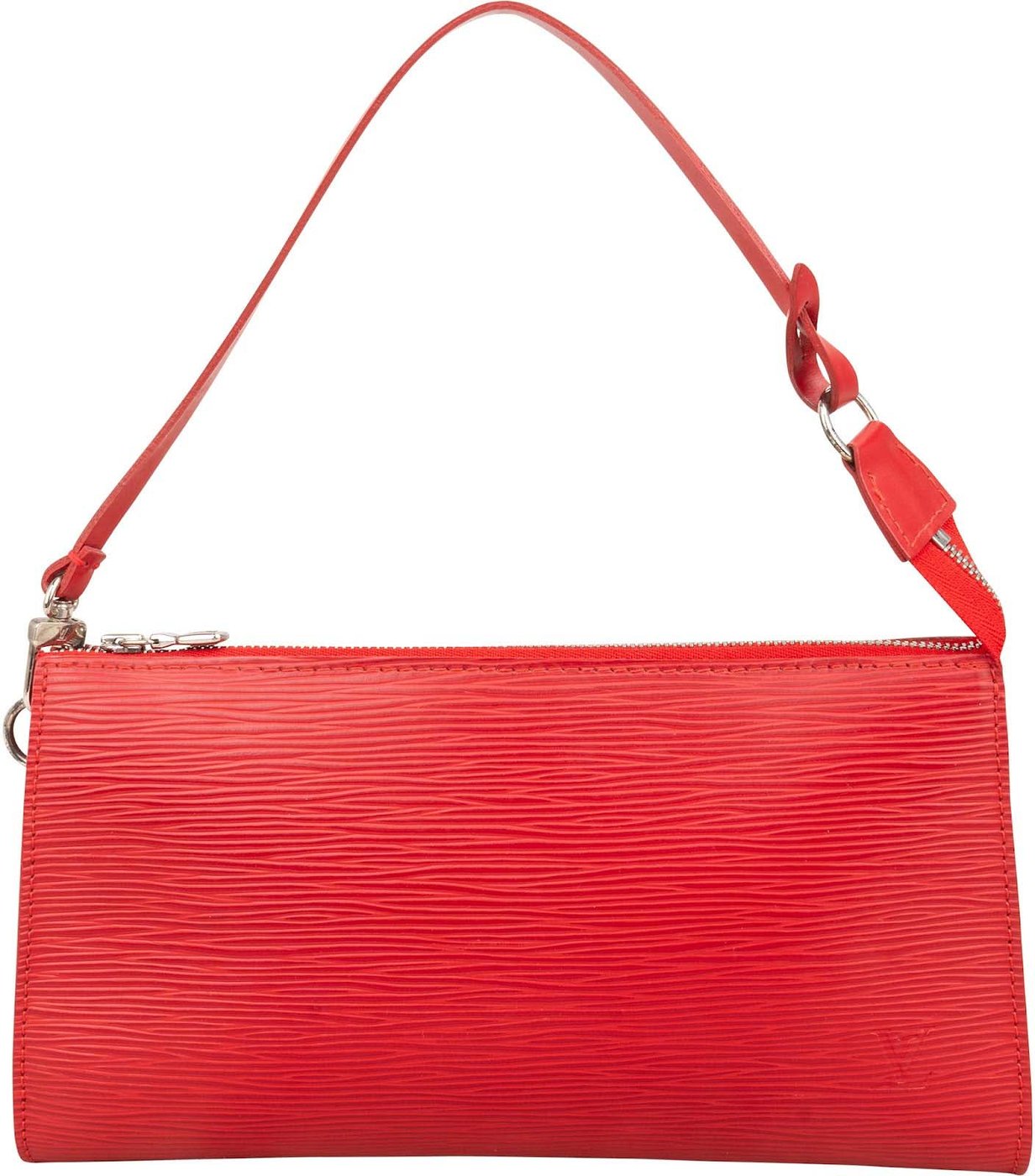 Louis Vuitton Red Epi Leather Pochette Accessoires Handbag