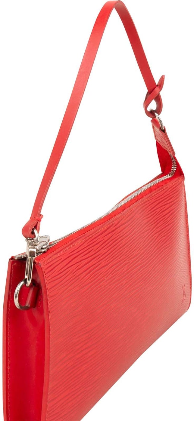 Louis Vuitton Red Epi Leather Pochette Accessoires Handbag