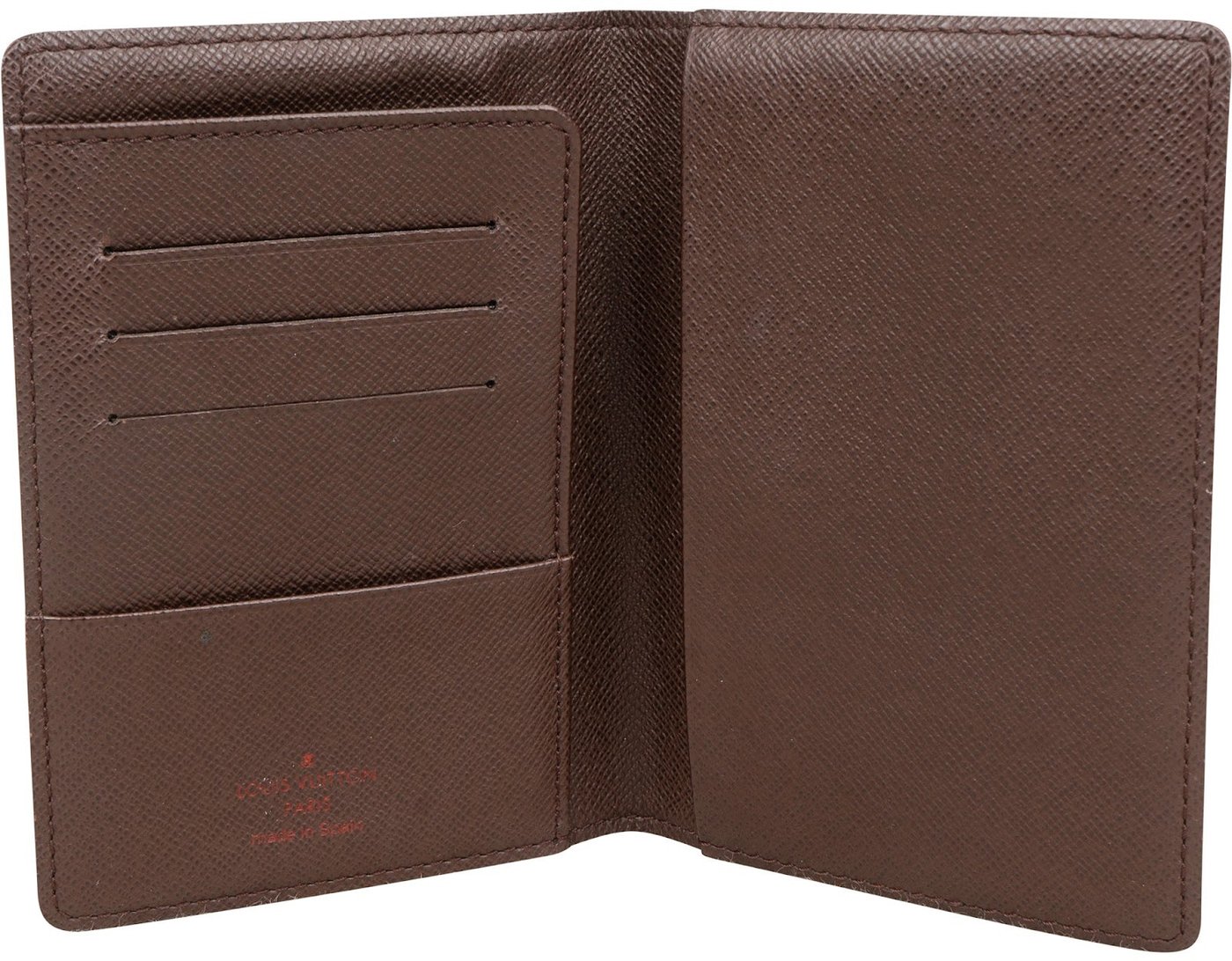 Louis Vuitton Monogram Damier Ebene Passport Cover Card Holder