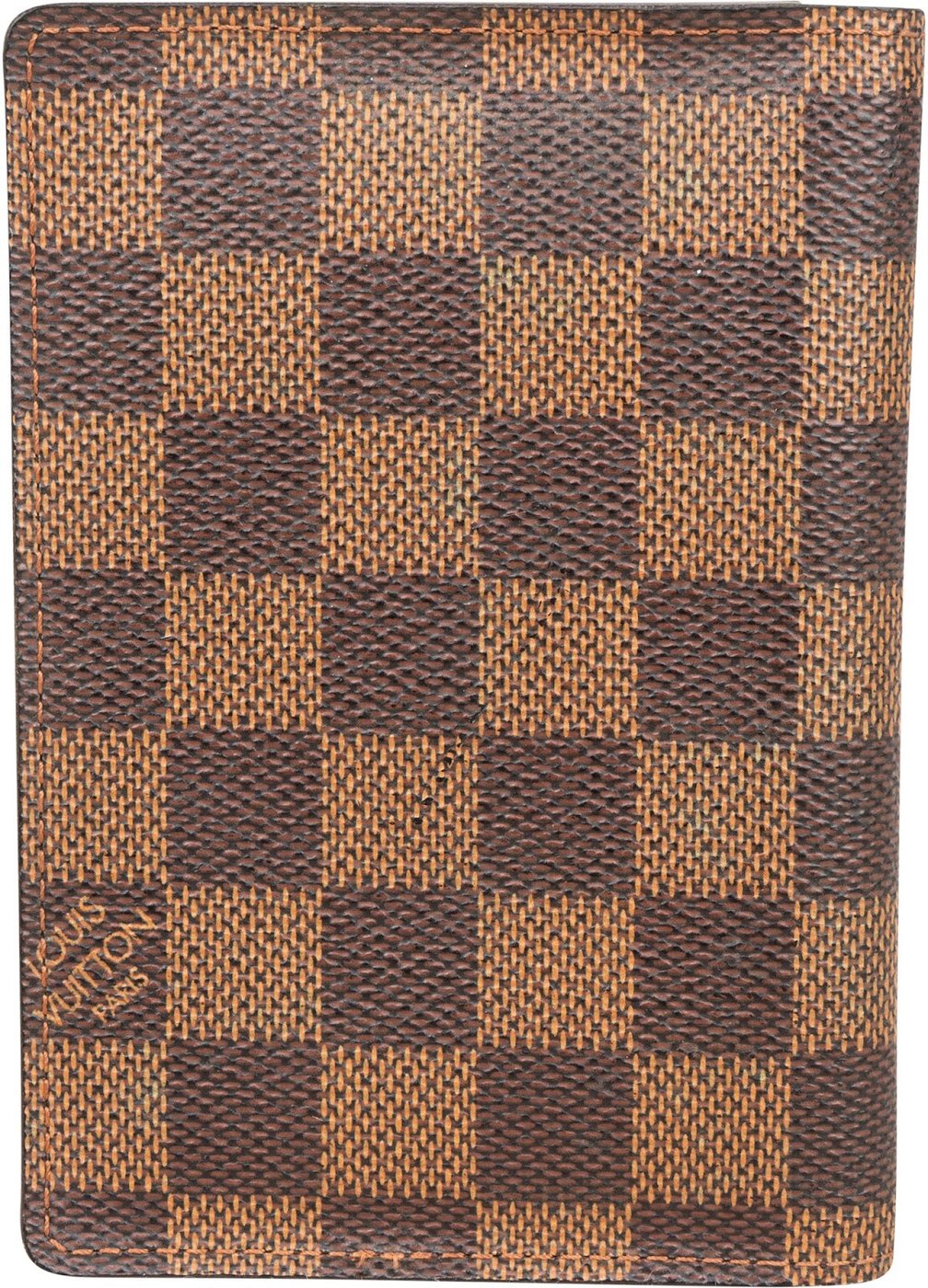 Louis Vuitton Monogram Damier Ebene Passport Cover Card Holder