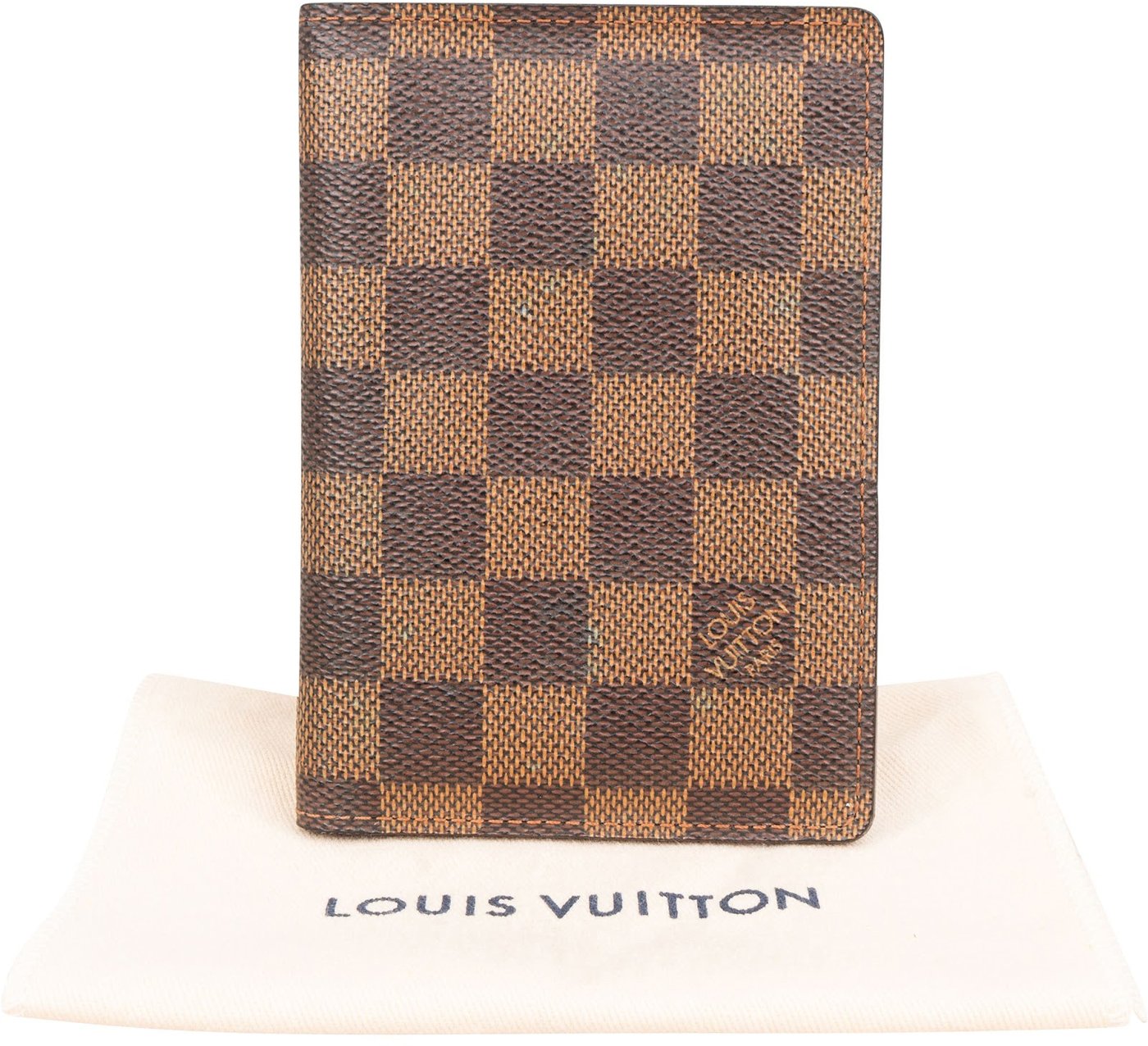 Louis Vuitton Monogram Damier Ebene Passport Cover Card Holder