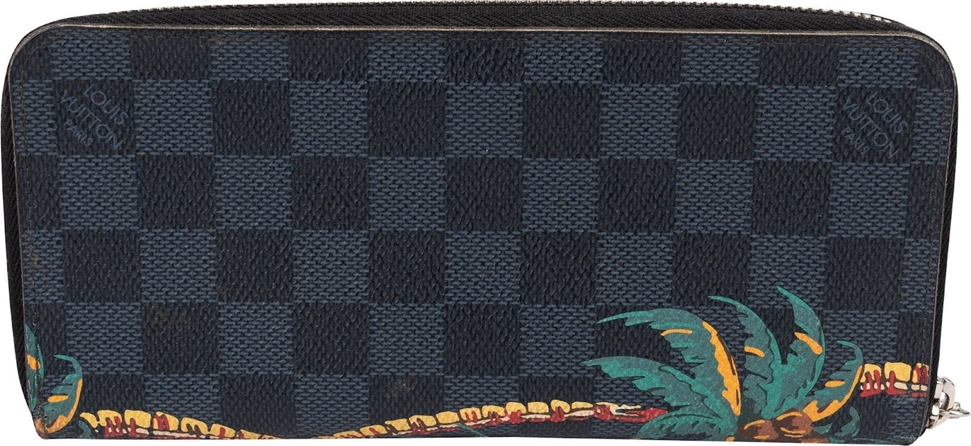 Louis Vuitton Monogram Damier Graphite Illustre Jungle Malletier Zippy Organizer Wallet