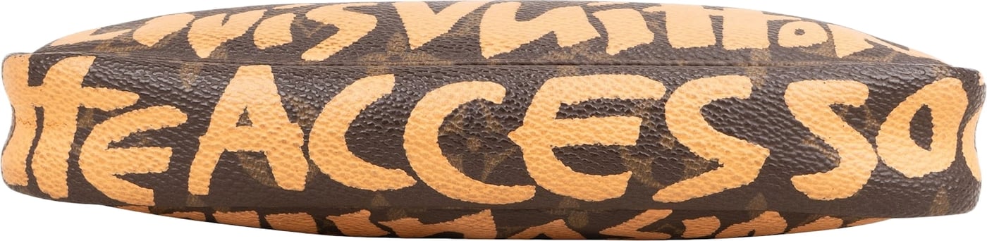 Louis Vuitton Limited Monogram Graffiti Pochette Accessoires Handbag