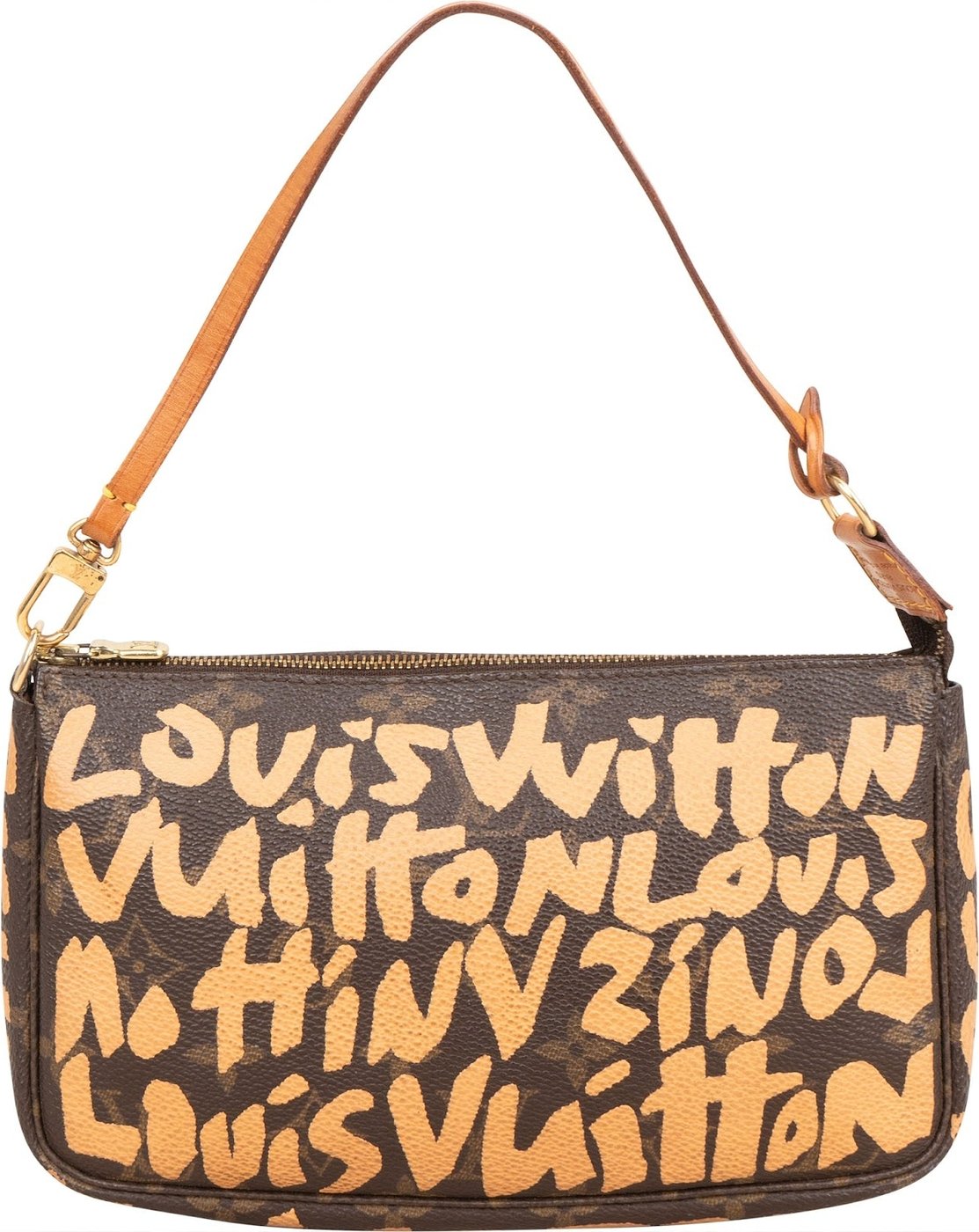 Louis Vuitton Limited Monogram Graffiti Pochette Accessoires Handbag