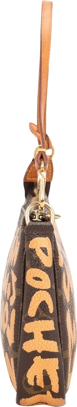 Louis Vuitton Limited Monogram Graffiti Pochette Accessoires Handbag