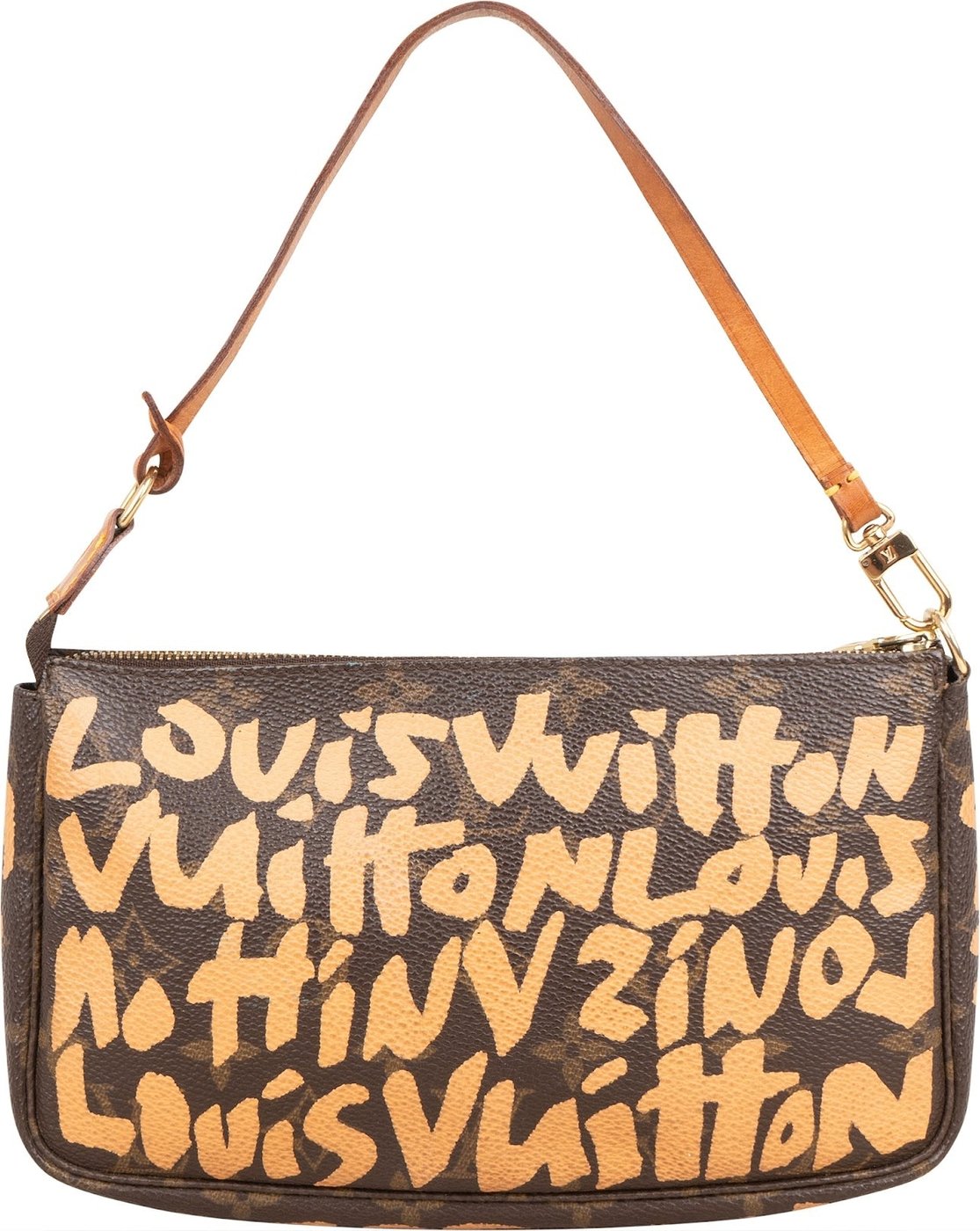 Louis Vuitton Limited Monogram Graffiti Pochette Accessoires Handbag