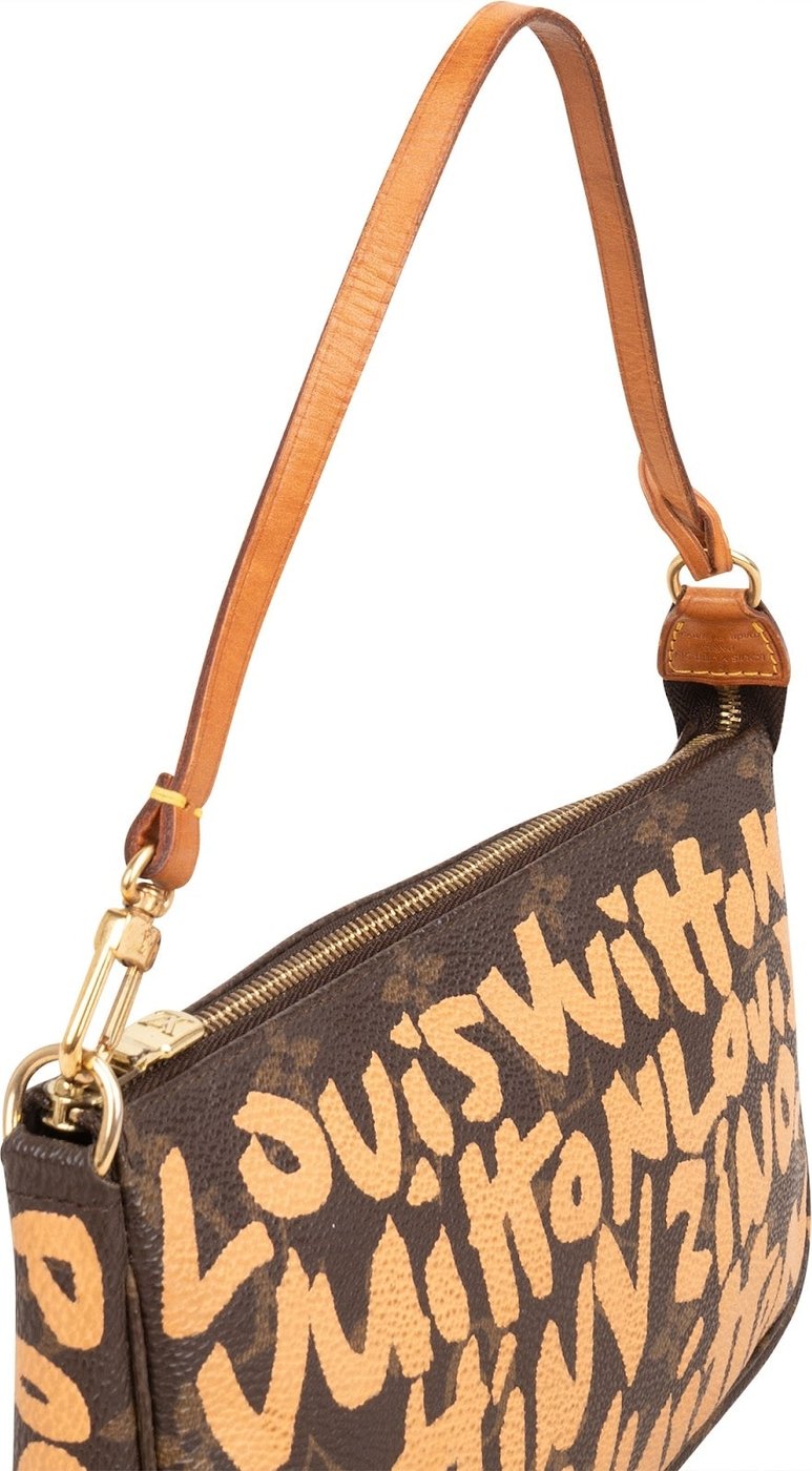 Louis Vuitton Limited Monogram Graffiti Pochette Accessoires Handbag