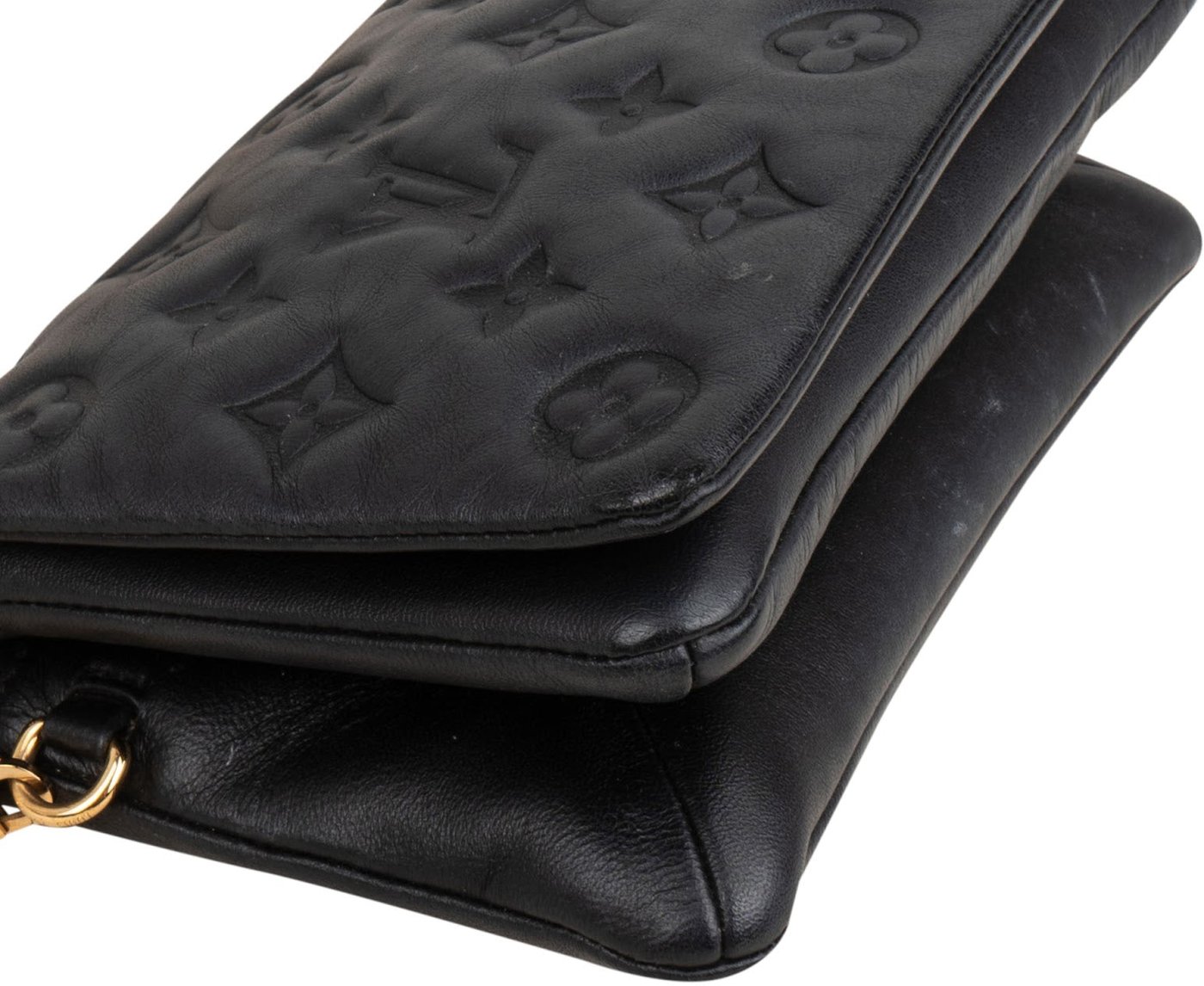 Louis Vuitton Bubblegram Monogram Lambskin Coussin Pochette Accessoires Crossbody Bag M80742