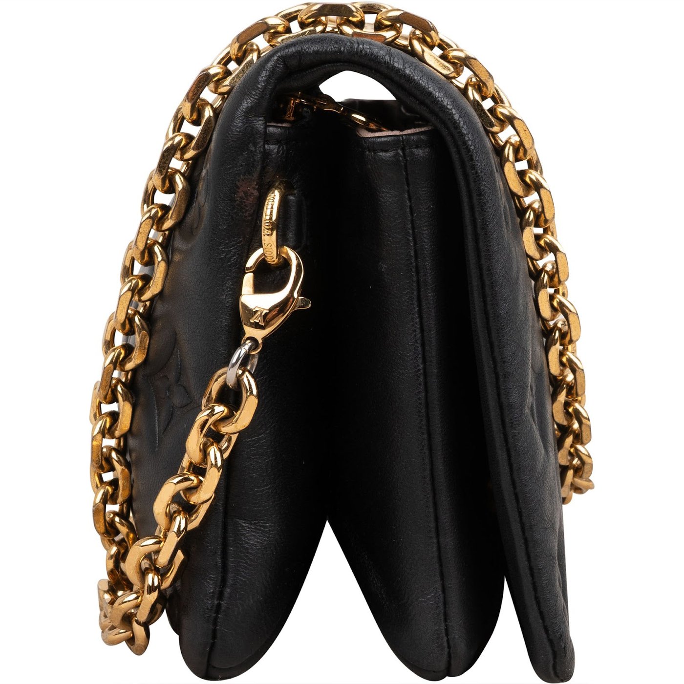 Louis Vuitton Bubblegram Monogram Lambskin Coussin Pochette Accessoires Crossbody Bag M80742