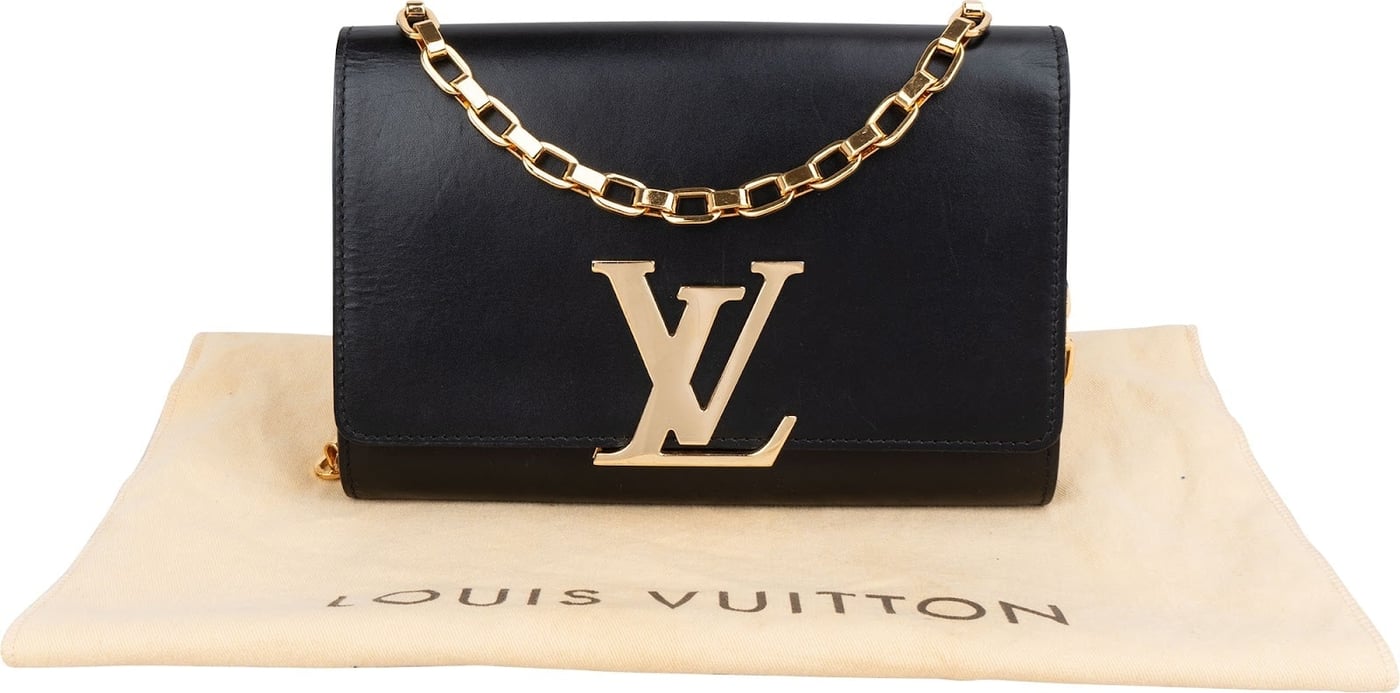 Louis Vuitton Boxcalf Twist Pochette Louise Crossbody Bag