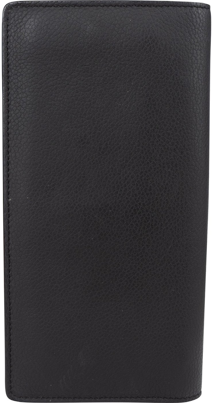 Louis Vuitton Black Leather Aerogram Brazza Wallet