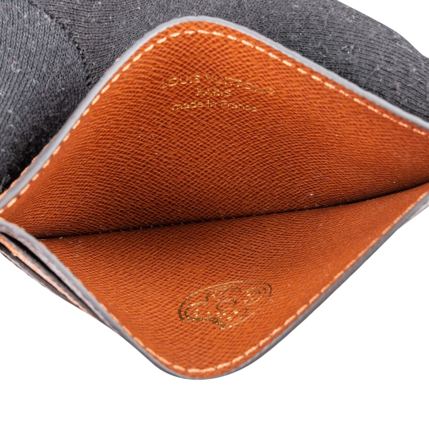 Louis Vuitton Monogram Chocolate Donut Double Card Holder Wallet