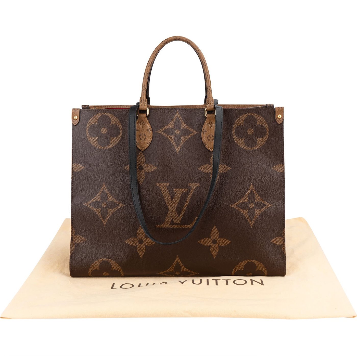 Louis Vuitton Monogram Giant Reverse OnTheGo GM Handbag
