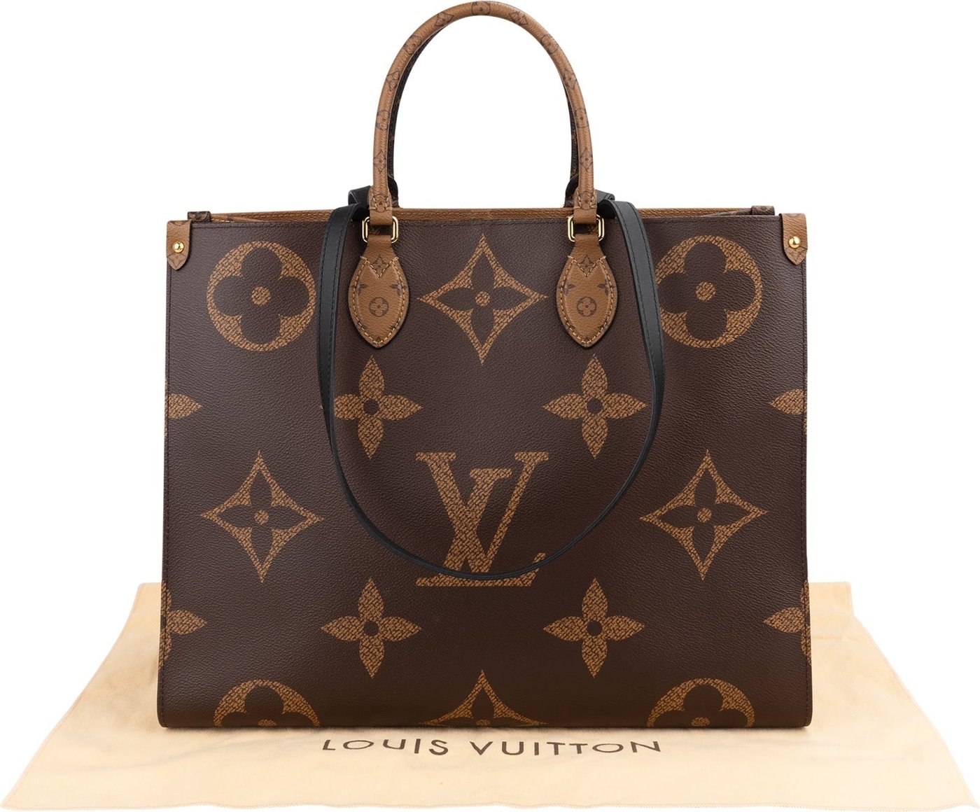 Louis Vuitton Monogram Giant Reverse OnTheGo GM Handbag