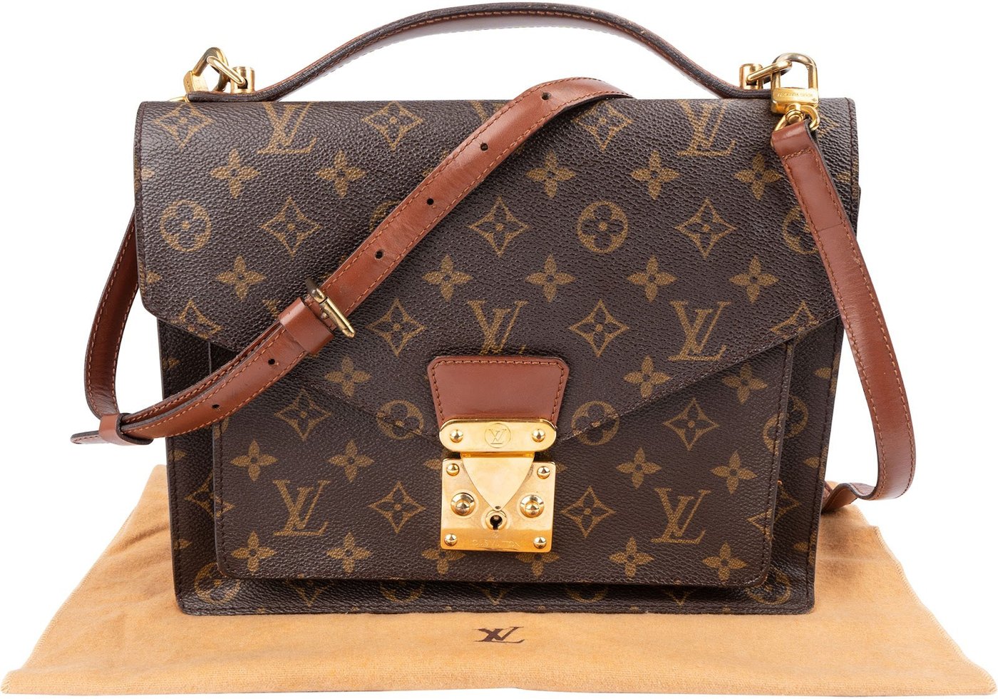 Louis Vuitton Monogram Canvas Monceau Handbag