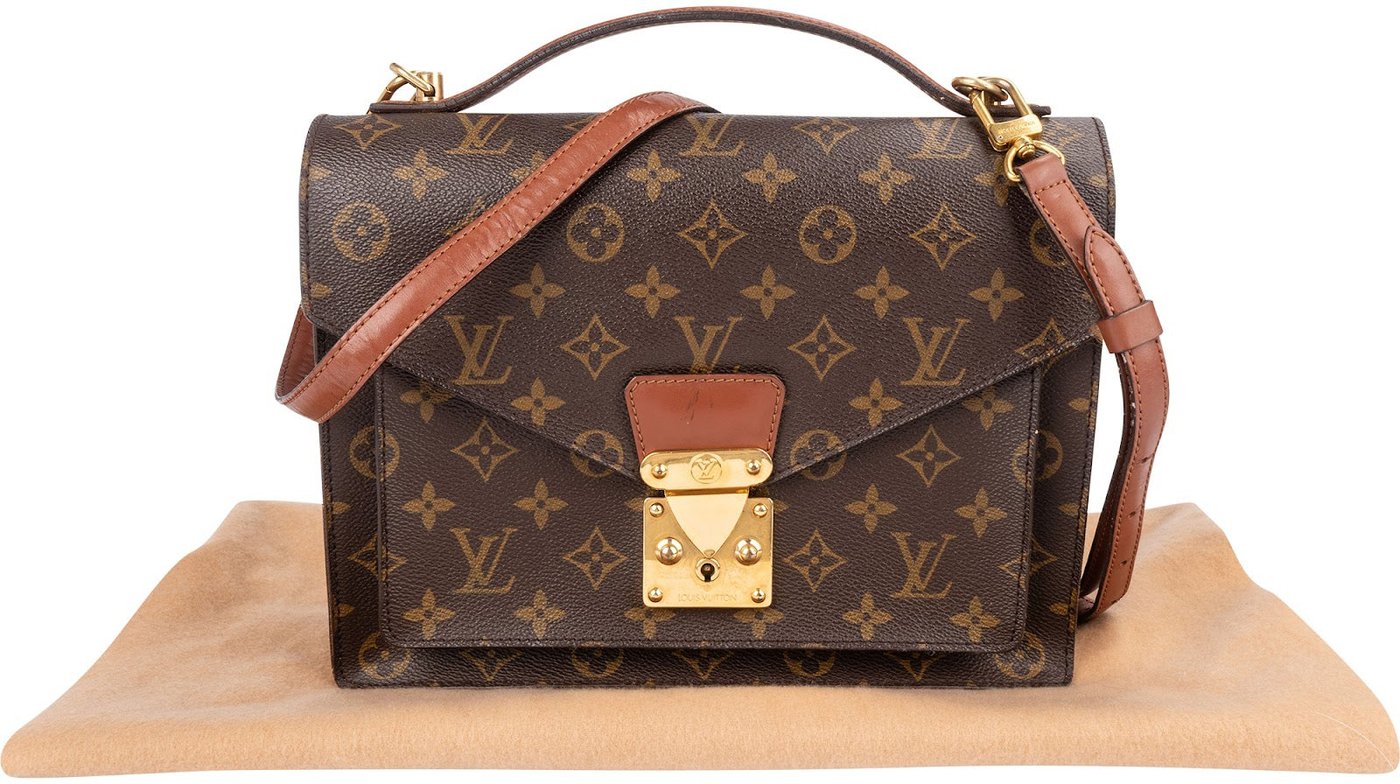 Louis Vuitton Monogram Canvas Monceau Handbag