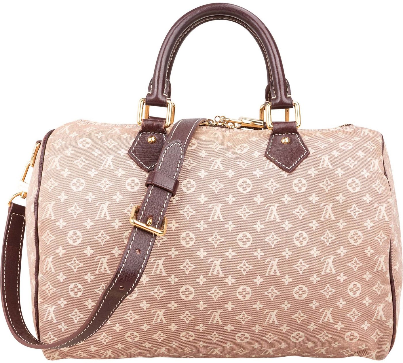 Louis Vuitton Monogram Mini Lin Speedy 30 Bandoulière Handbag