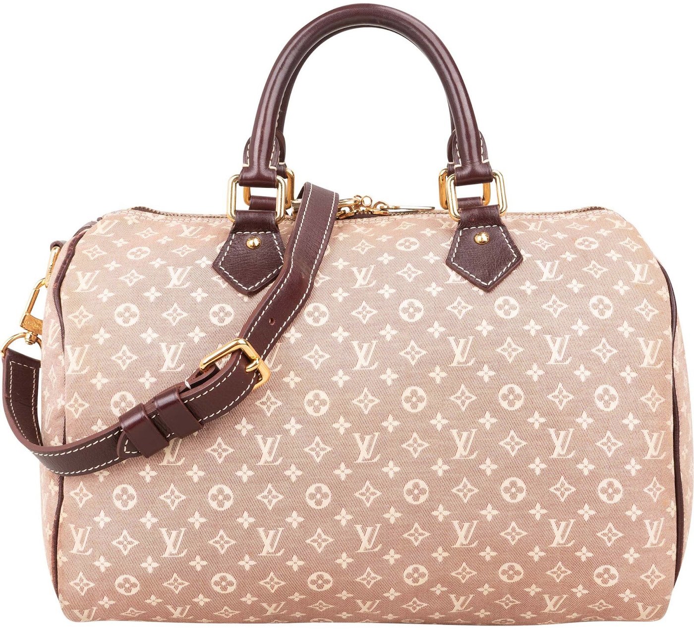 Louis Vuitton Monogram Mini Lin Speedy 30 Bandoulière Handbag