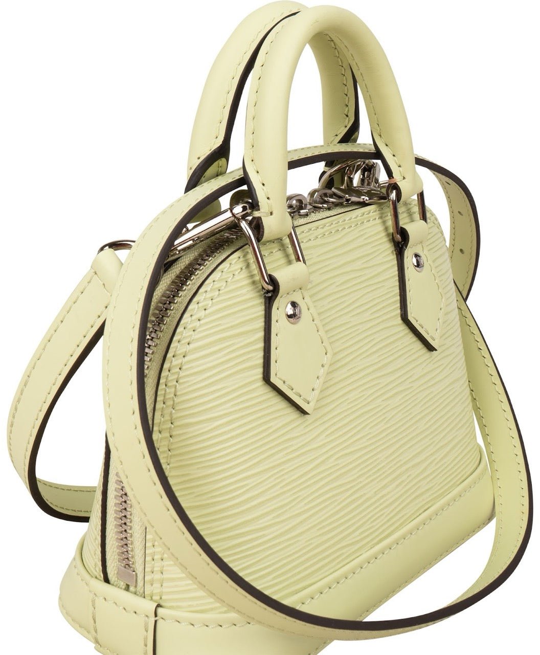 Louis Vuitton Light Green Epi Leather Nano Alma BB Crossbody Bag V Noto