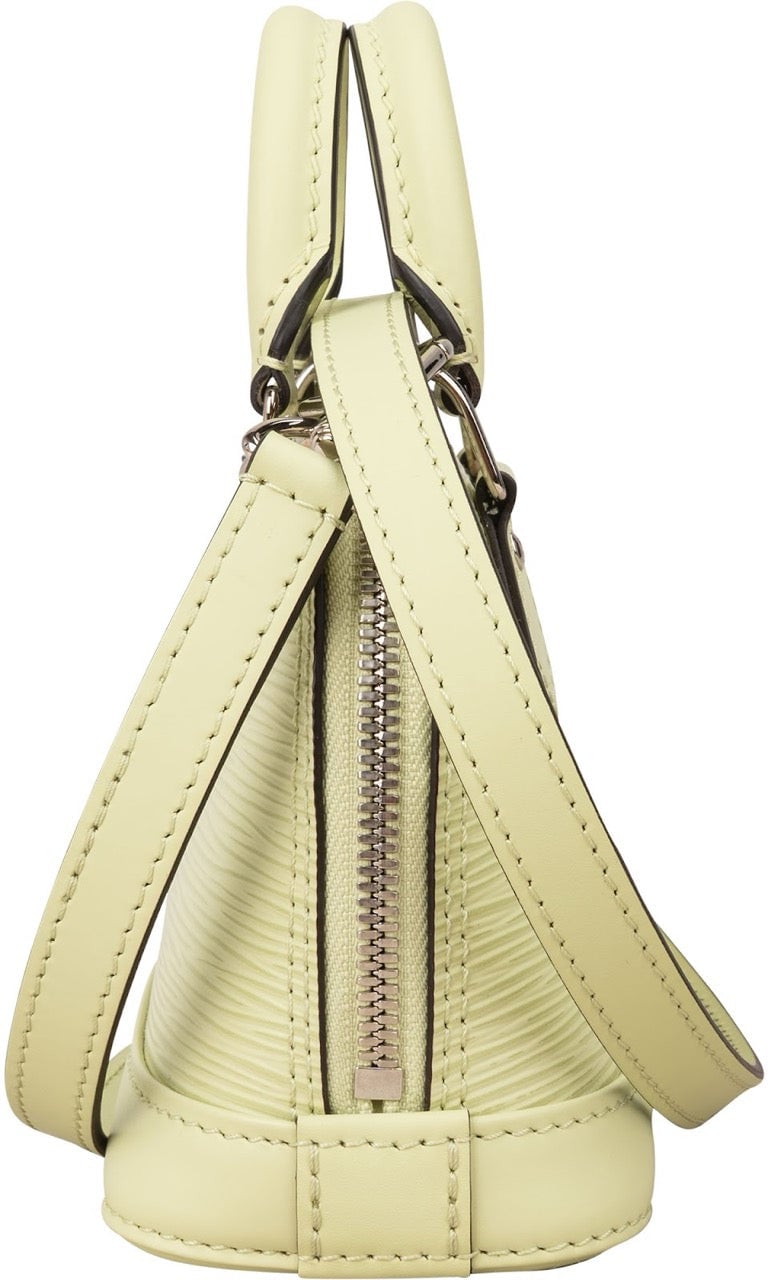 Louis Vuitton Light Green Epi Leather Nano Alma BB Crossbody Bag V Noto