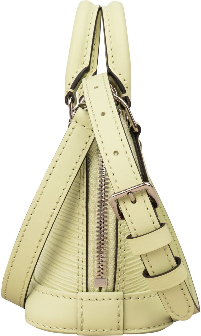Louis Vuitton Light Green Epi Leather Nano Alma BB Crossbody Bag V Noto