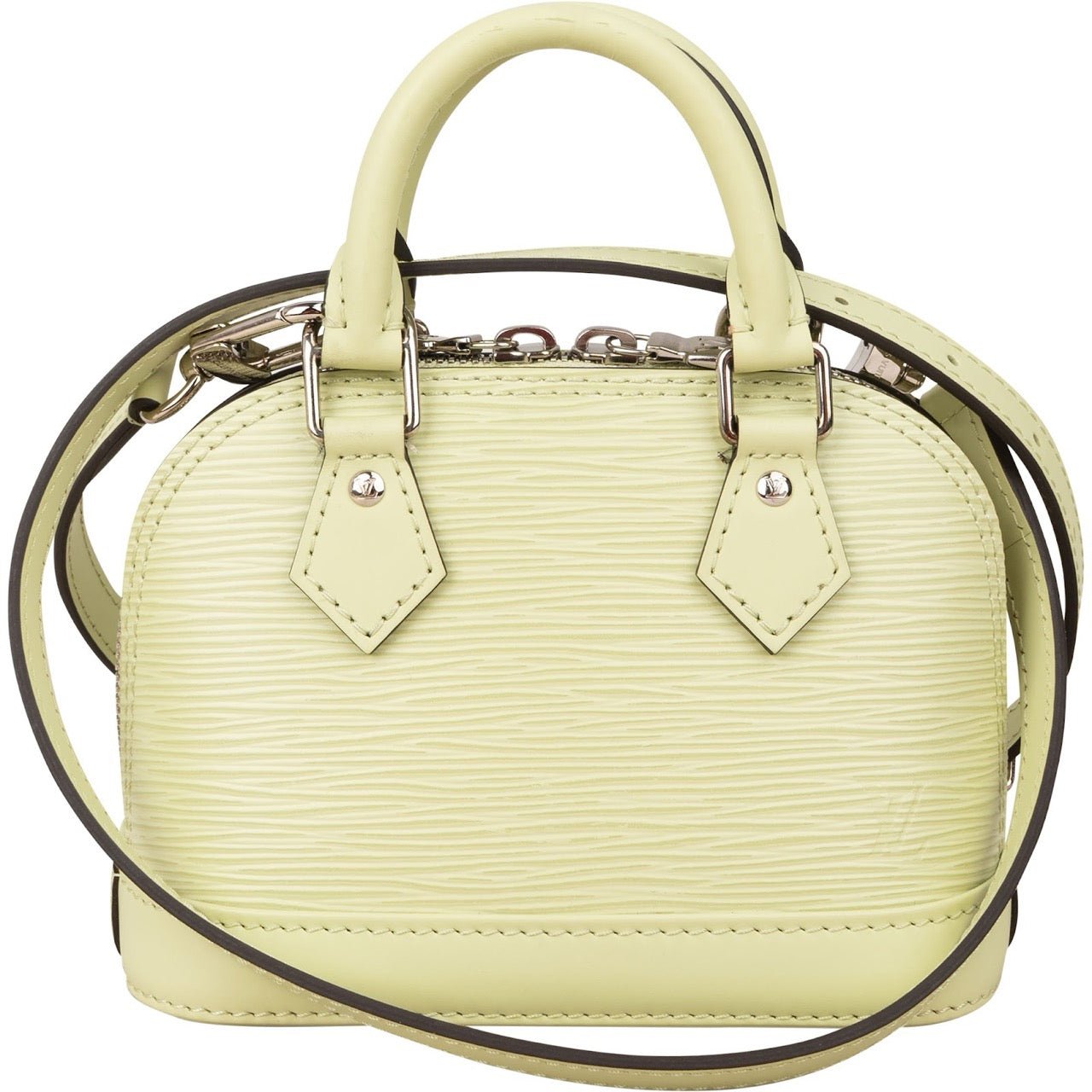 Louis Vuitton Light Green Epi Leather Nano Alma BB Crossbody Bag V Noto