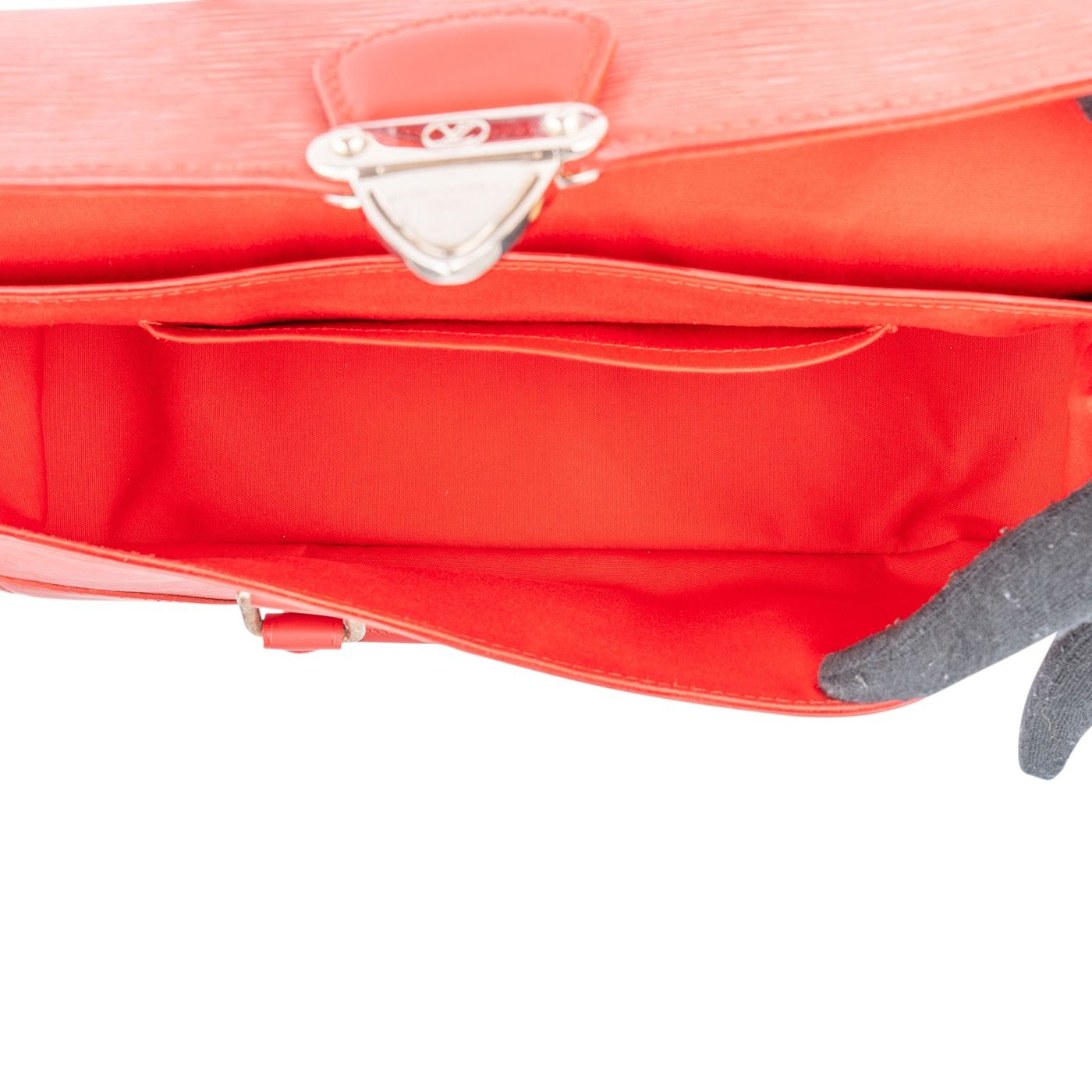 Louis Vuitton Red Epi Leather Segur PM Handbag
