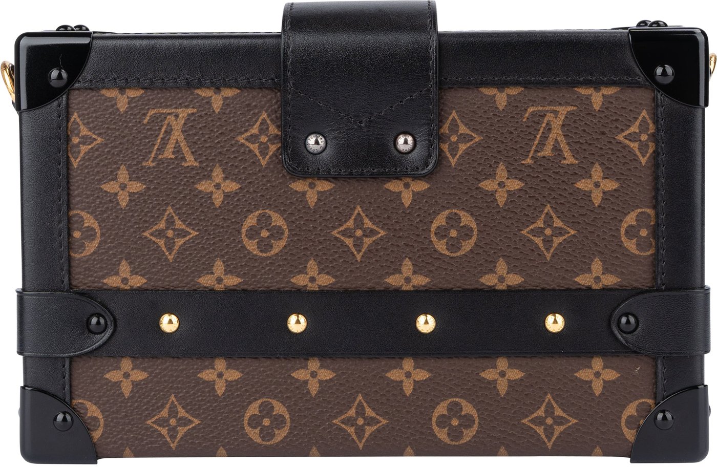 Louis Vuitton Canvas Monogram Petite Malle Crossbody Bag