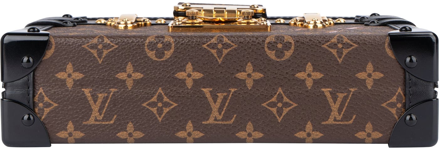 Louis Vuitton Canvas Monogram Petite Malle Crossbody Bag