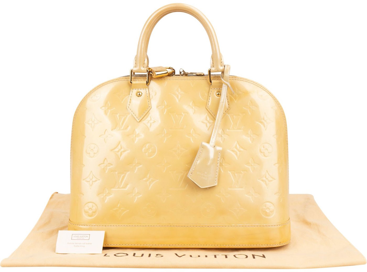 Louis Vuitton Monogram Vernis Alma PM Handbag