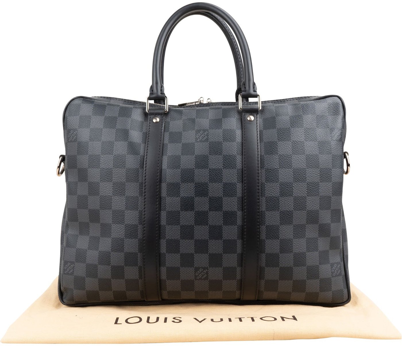 Louis Vuitton Monogram Damier Graphite Porte-Documents Voyage Handbag