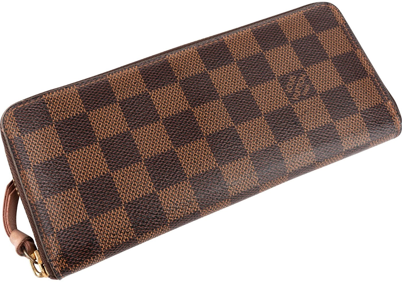 Louis Vuitton Monogram Damier Ebene Long Zippy Wallet