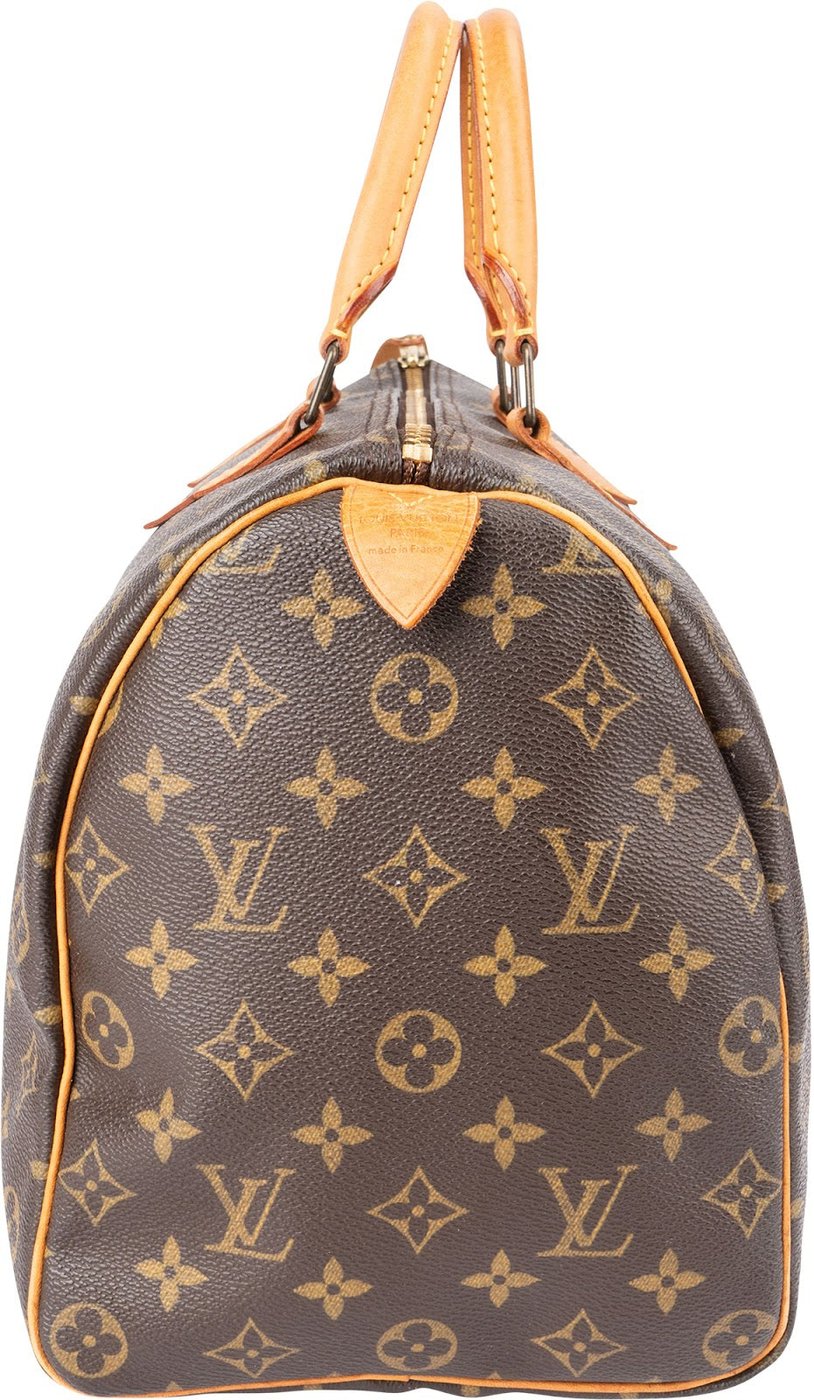 Louis Vuitton Monogram Canvas Speedy 35 Handbag