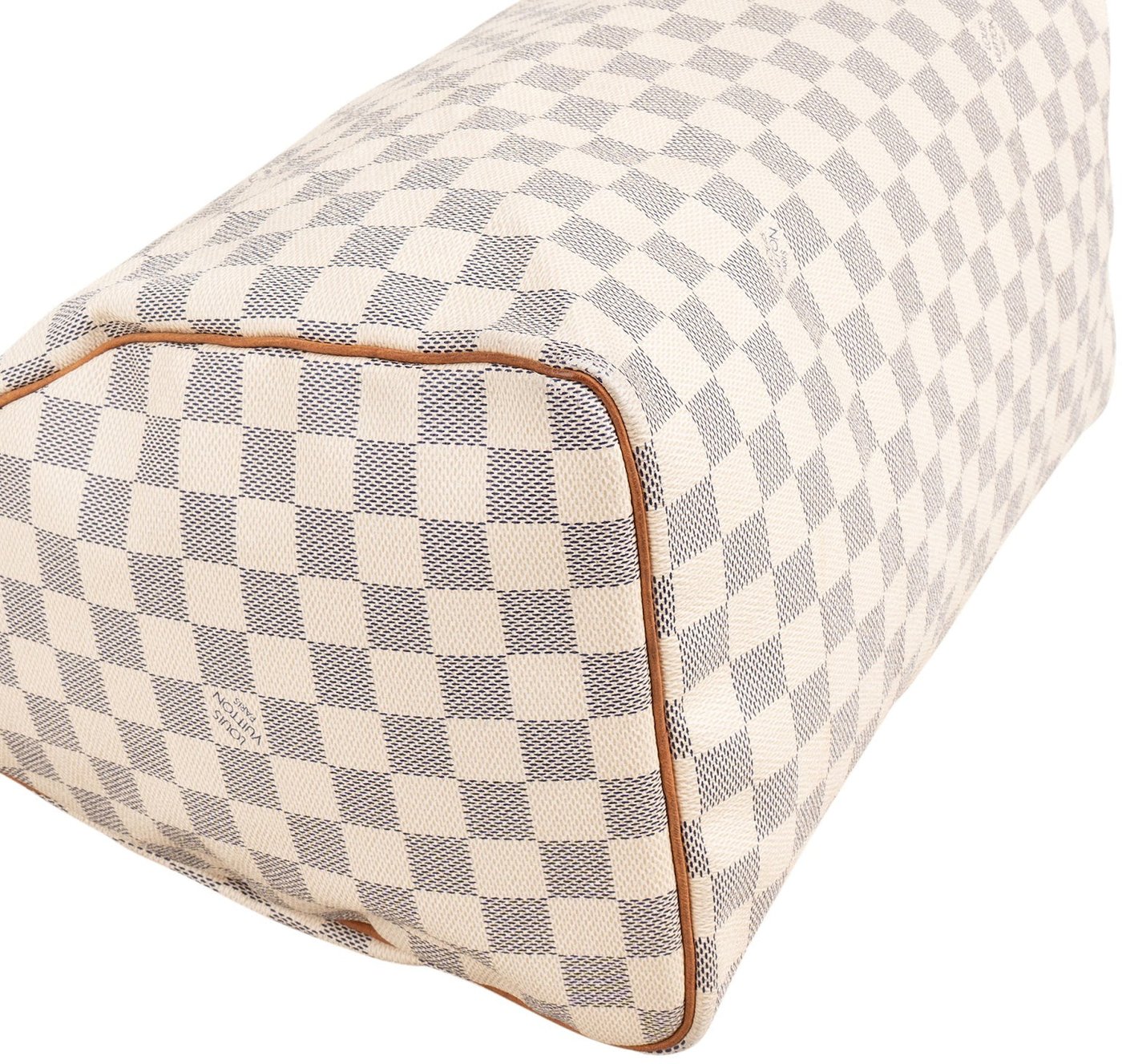 Louis Vuitton Monogram Damier Azur Canvas Speedy 35 Handbag
