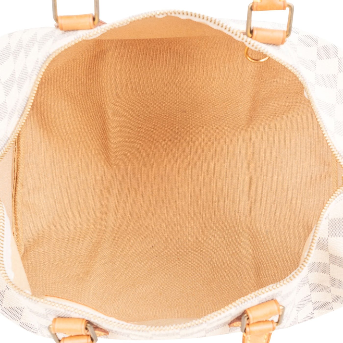 Louis Vuitton Monogram Damier Azur Canvas Speedy 35 Handbag