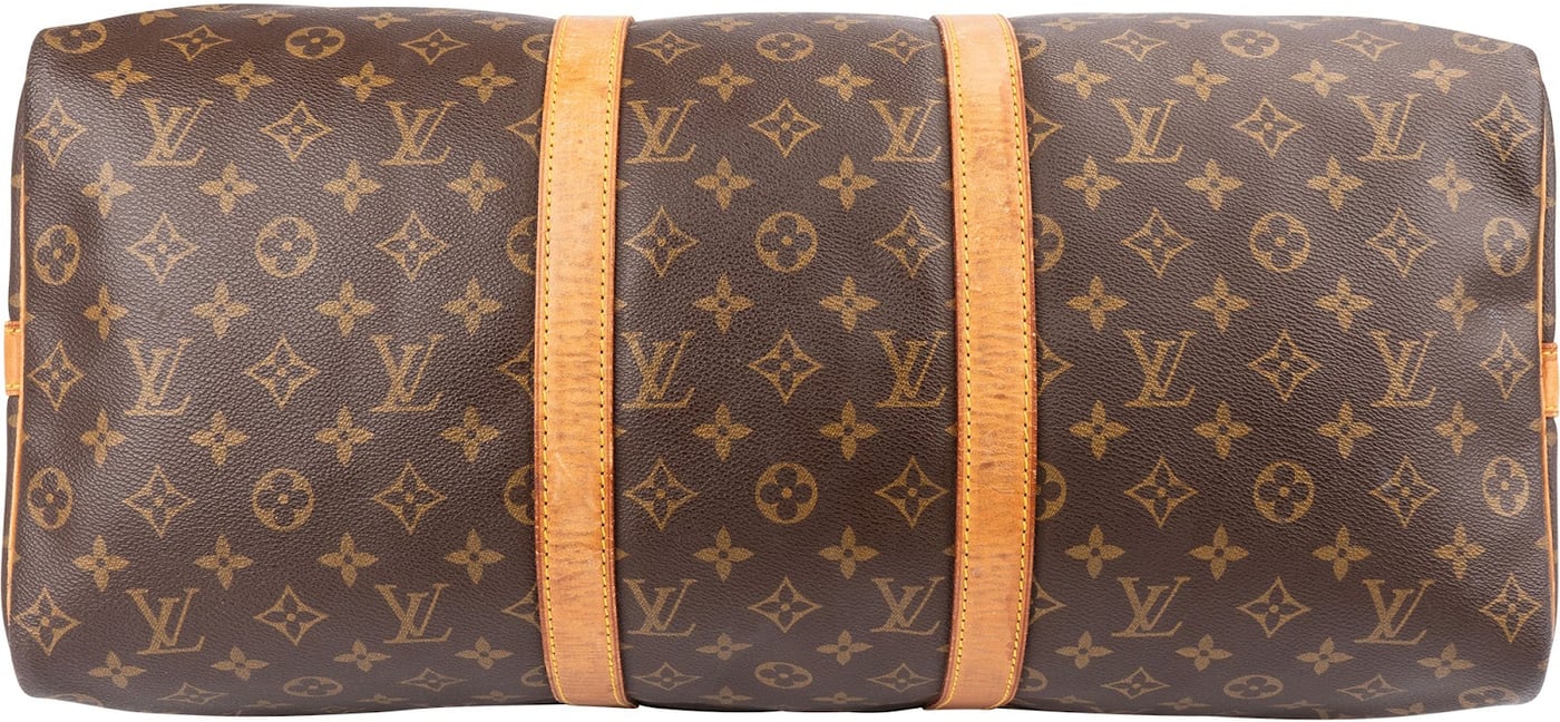 Louis Vuitton Monogram Canvas Keepall 50 Bandoulière Travel Bag