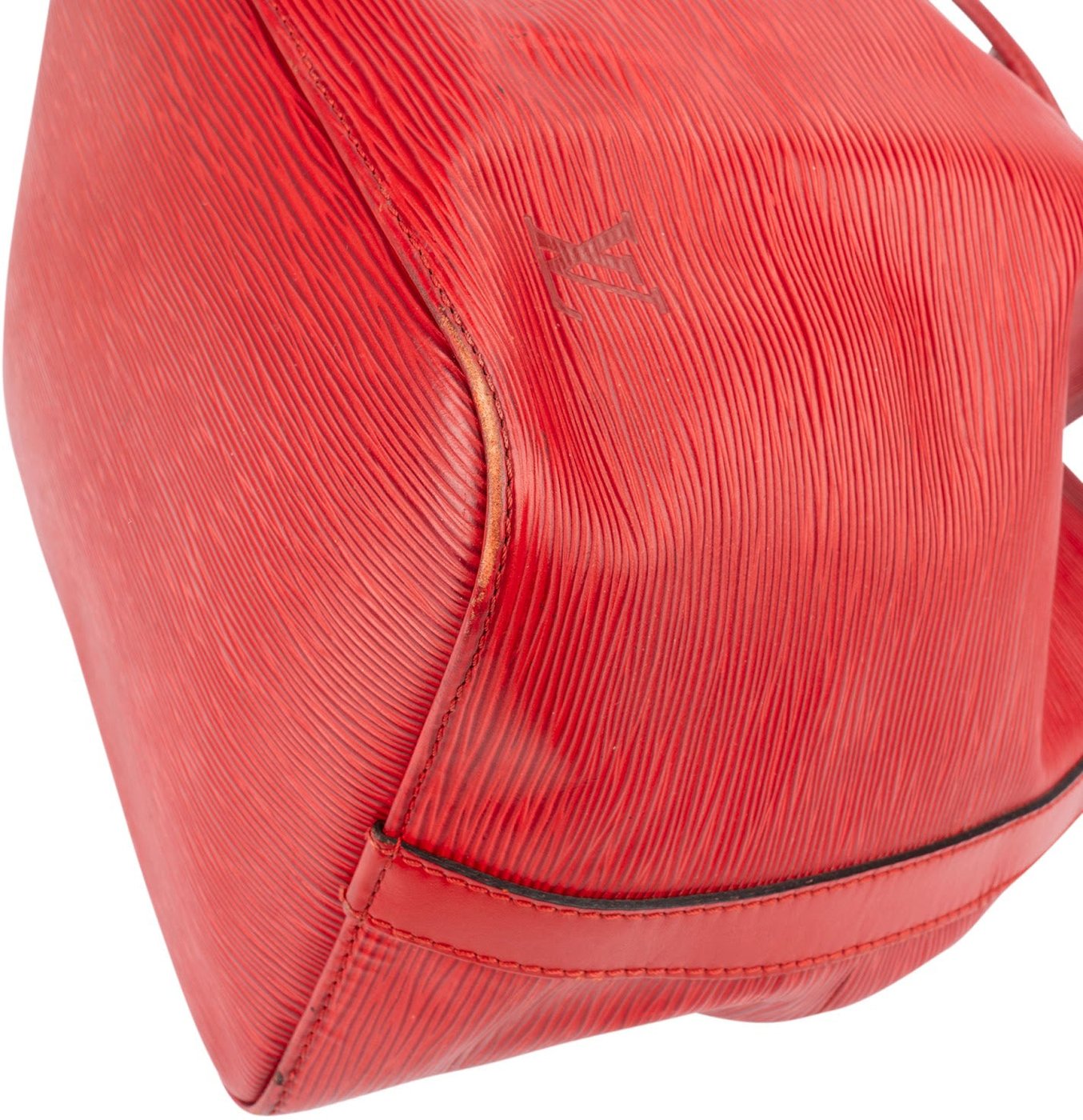 Louis Vuitton Red Epi Leather Sac Noé Petit Shoulder Bag