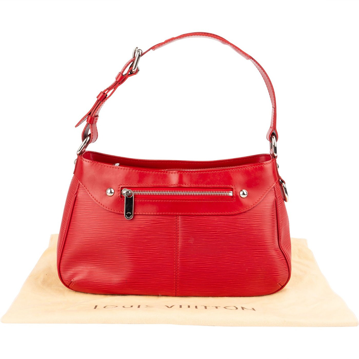 Louis Vuitton Red Epi Leather Turenne PM Shoulder Bag