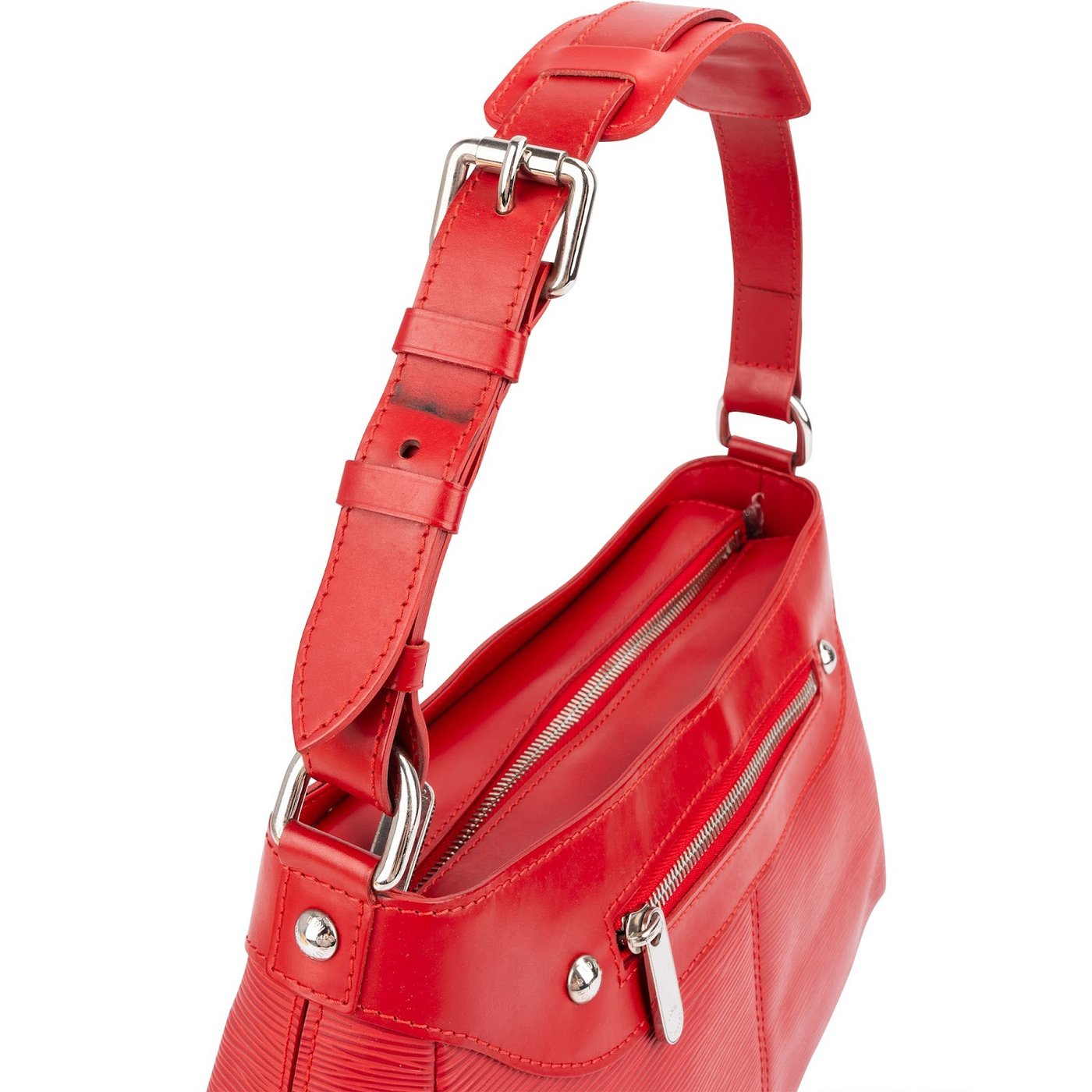 Louis Vuitton Red Epi Leather Turenne PM Shoulder Bag