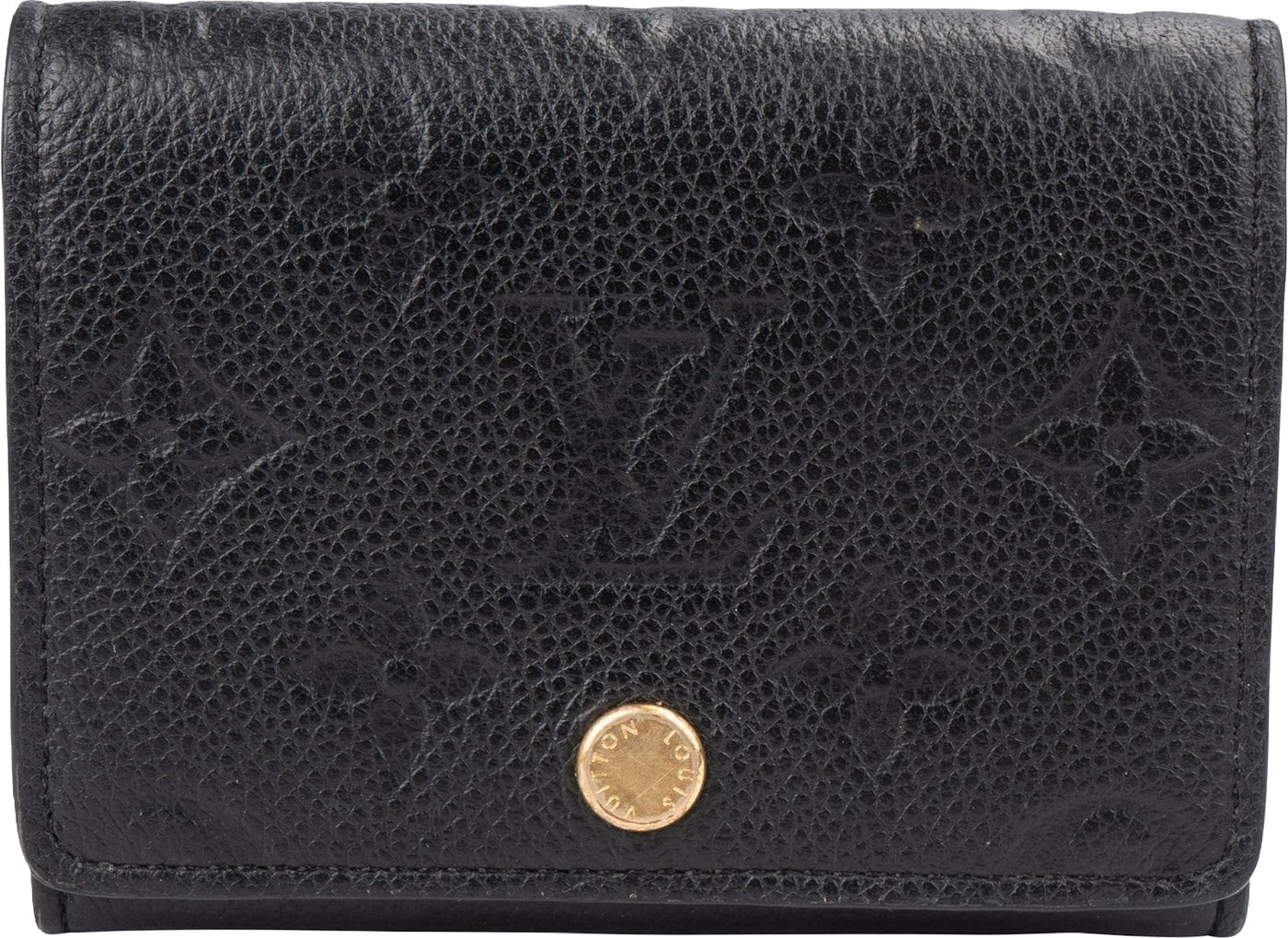 Louis Vuitton Monogram Empreinte Leather Envelope Coin Purse Card Holder