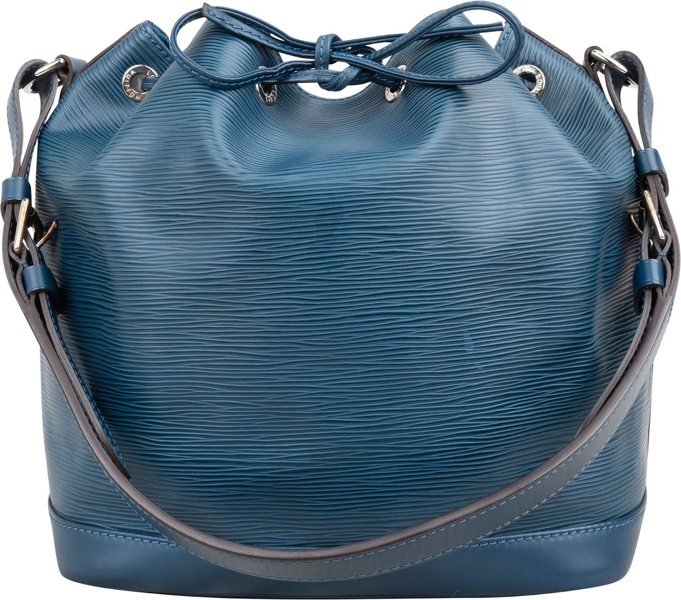 Louis Vuitton Blue Epi Leather NM Sac Noé Petit Shoulder Bag