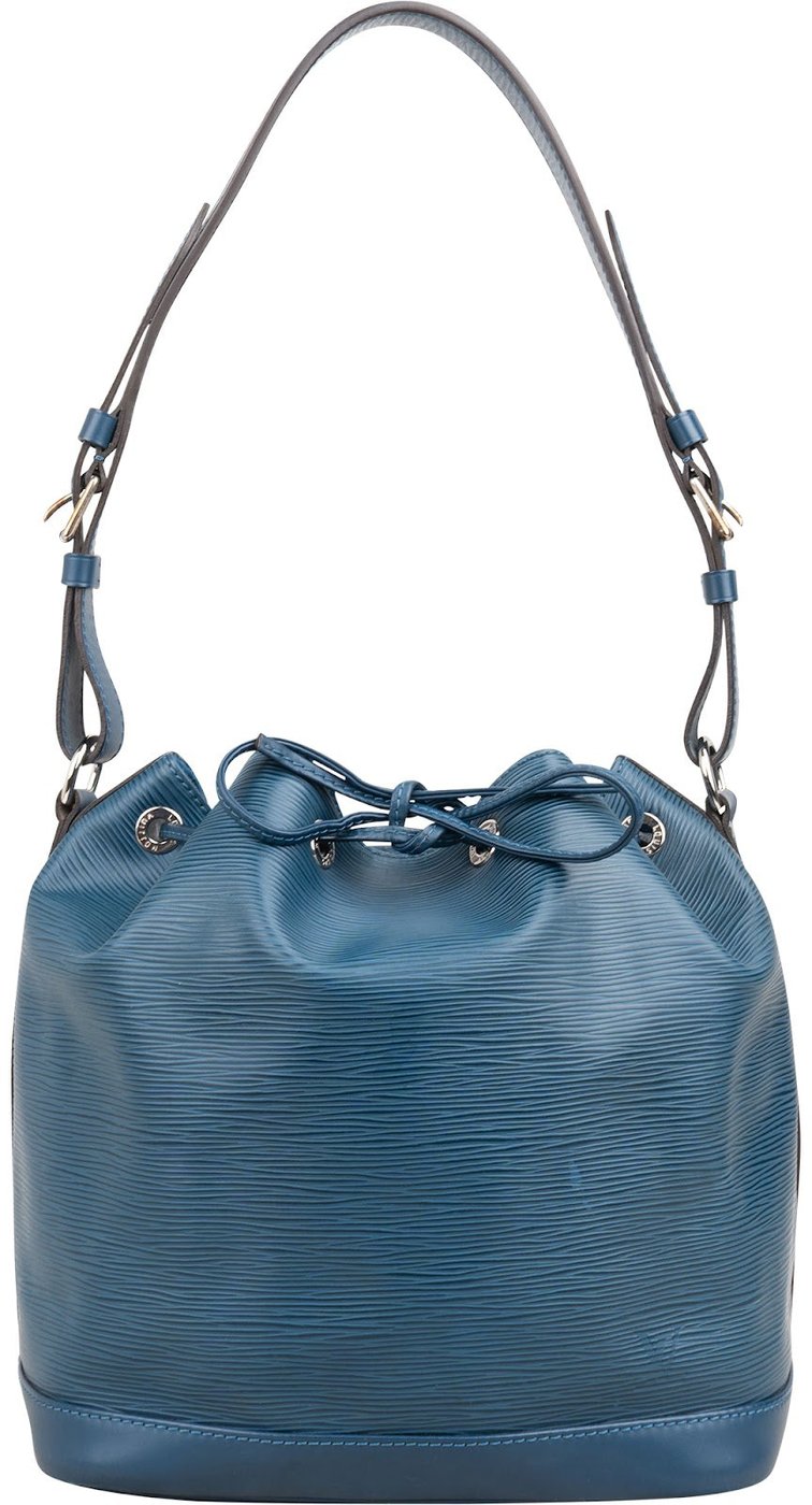 Louis Vuitton Blue Epi Leather NM Sac Noé Petit Shoulder Bag