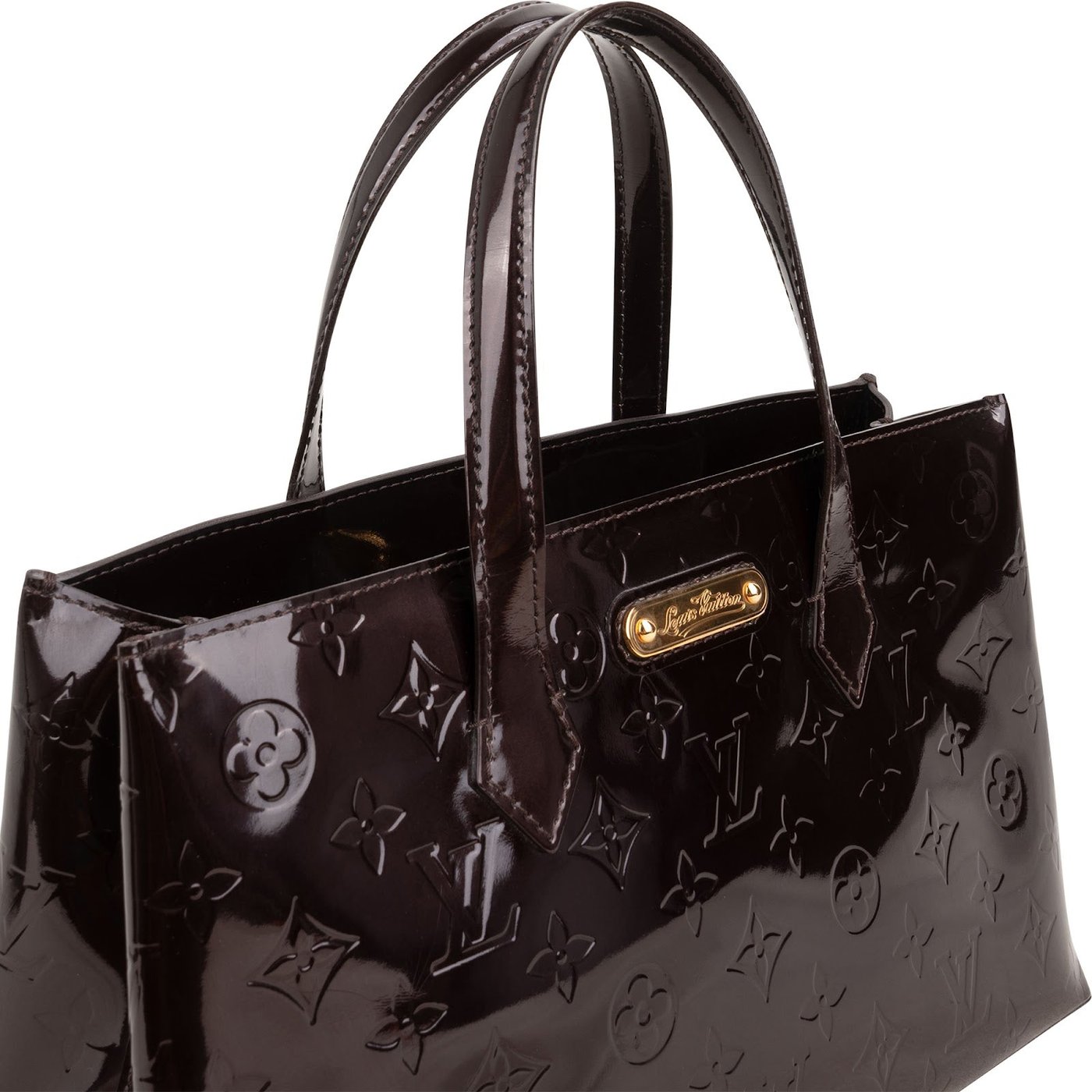 Louis Vuitton Monogram Vernis Leather Wilshire PM Handbag