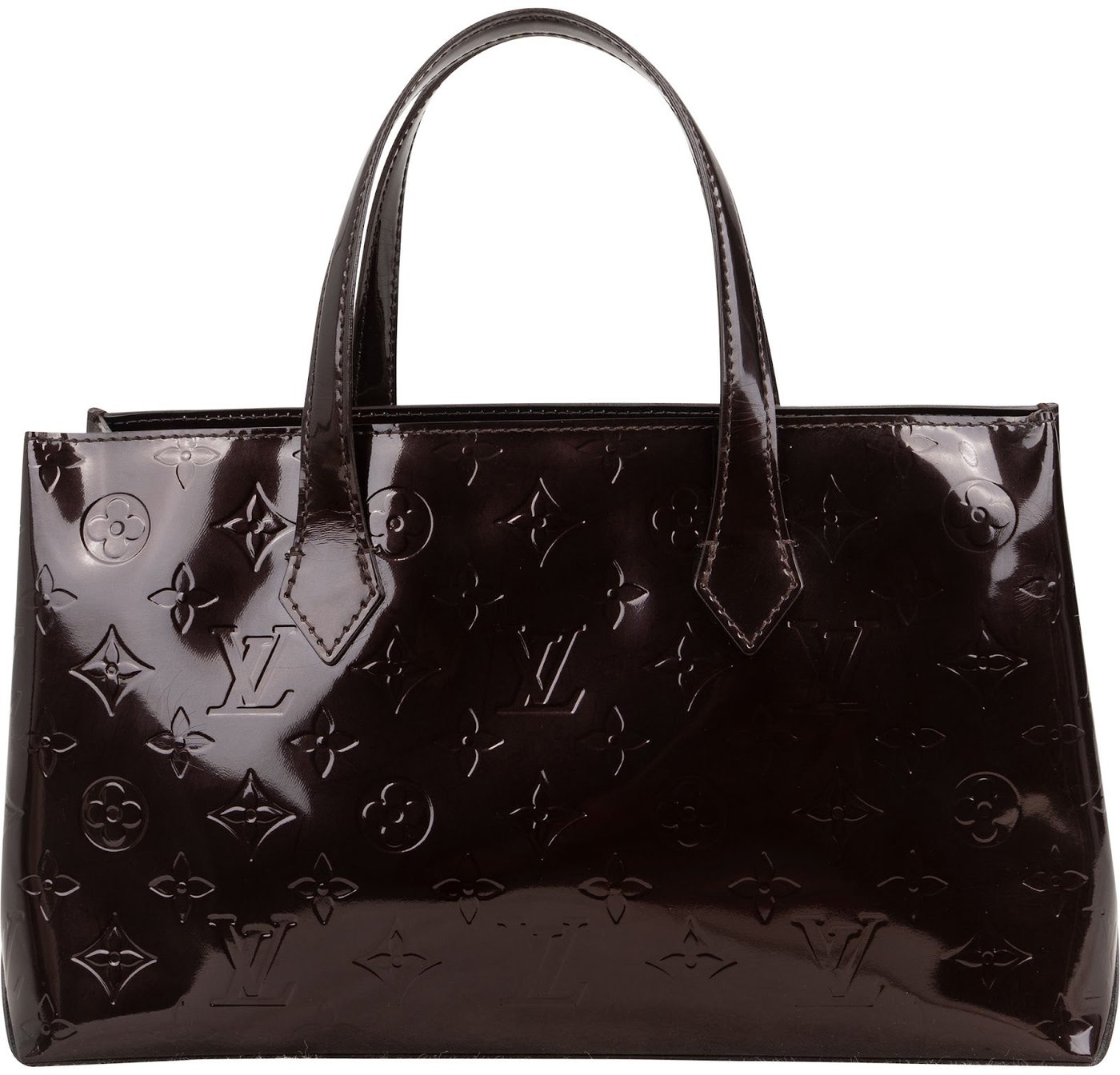Louis Vuitton Monogram Vernis Leather Wilshire PM Handbag