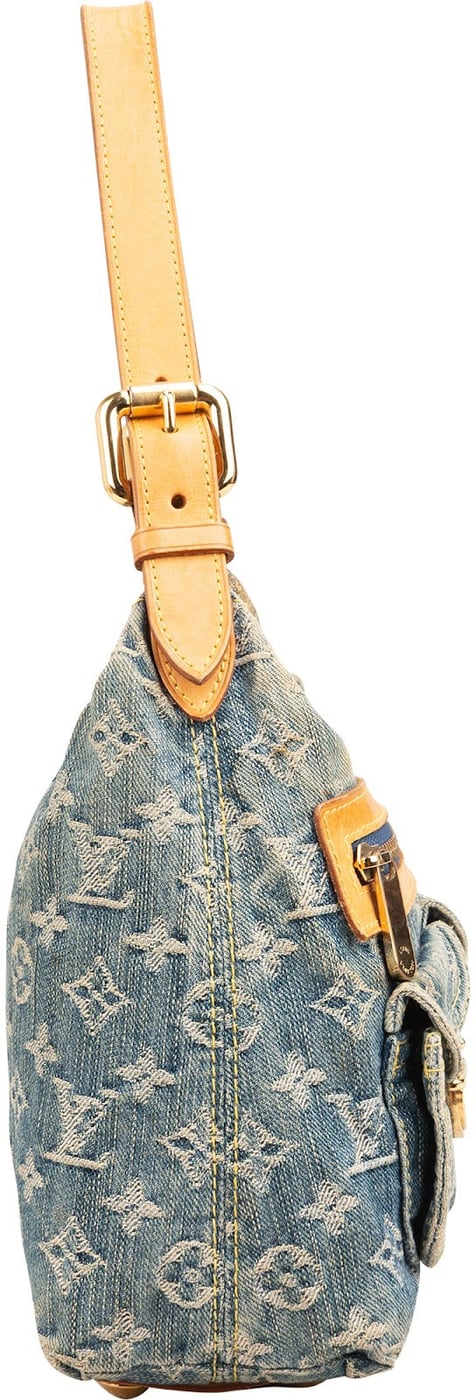 Louis Vuitton Monogram Denim Baggy PM Shoulder Bag