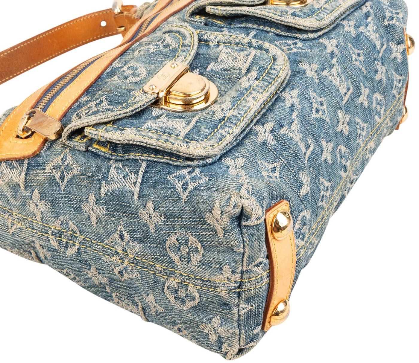 Louis Vuitton Monogram Denim Baggy PM Shoulder Bag