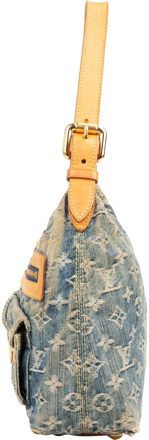 Louis Vuitton Monogram Denim Baggy PM Shoulder Bag