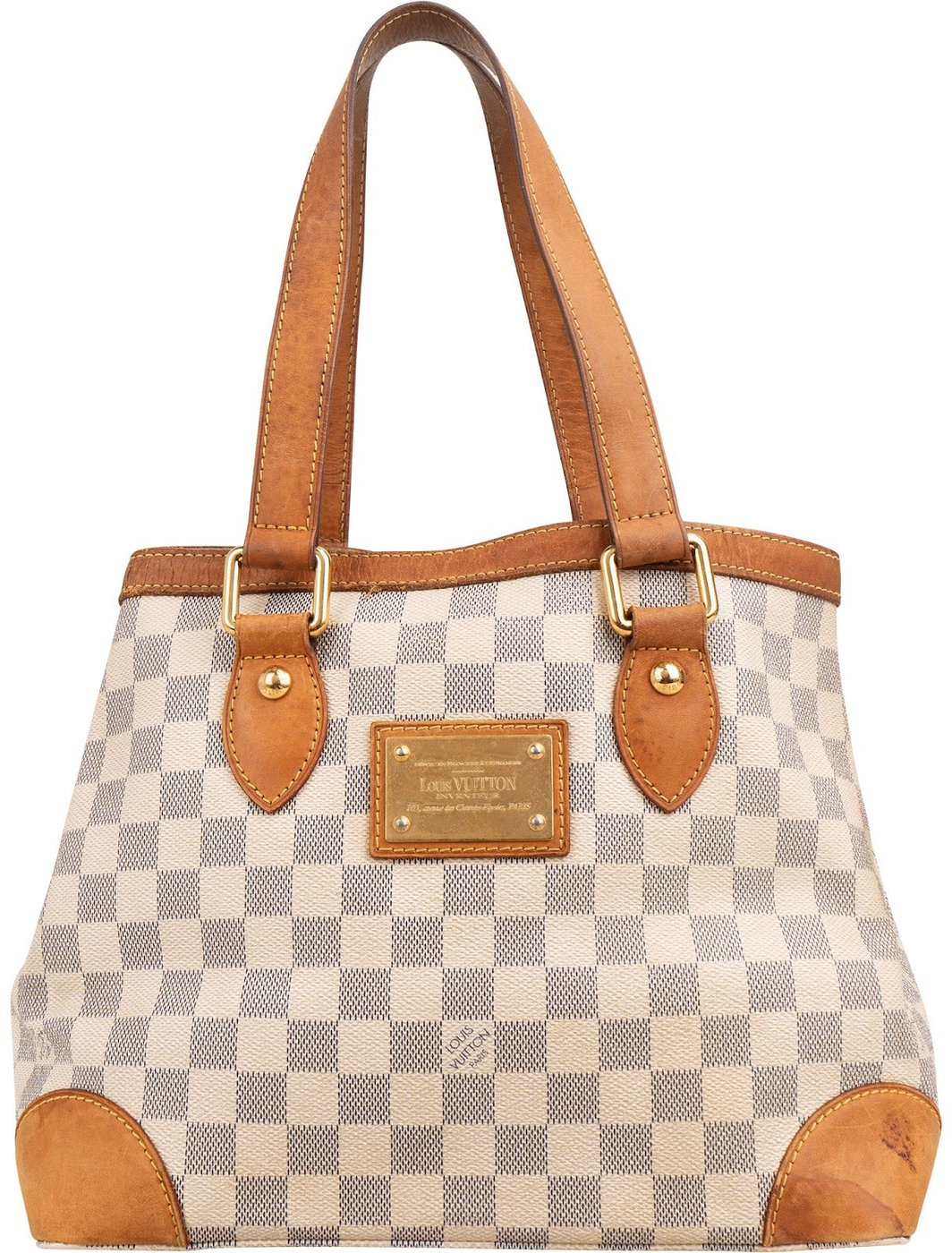 Louis Vuitton Monogram Damier Azur Canvas Hampstead PM Shoulder Bag