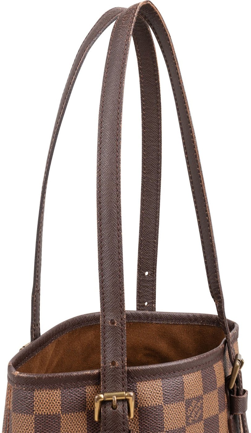Louis Vuitton Monogram Damier Ebene Bucket PM Shoulder Bag