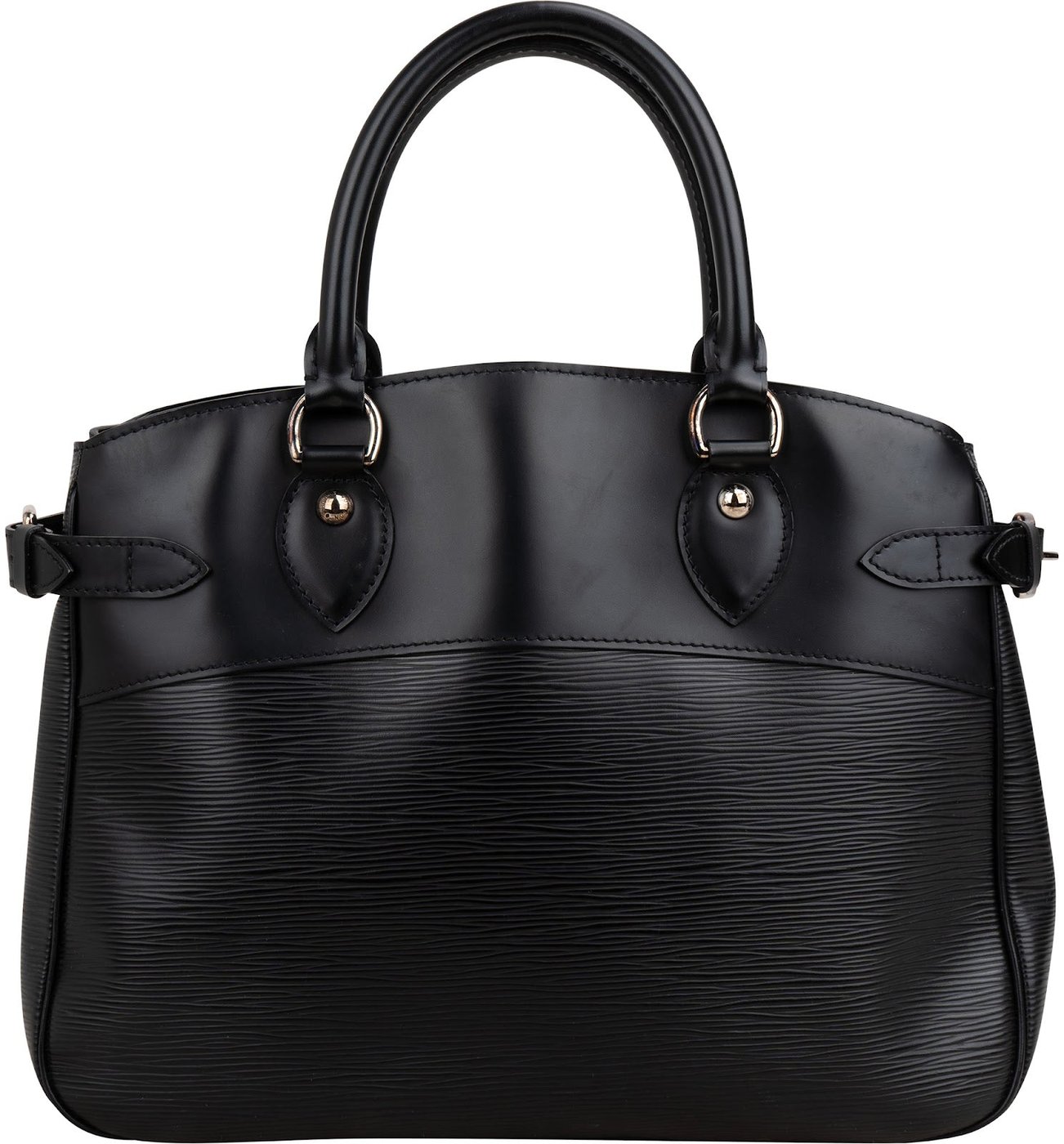 Louis Vuitton Noir Epi Leather Passy Handbag